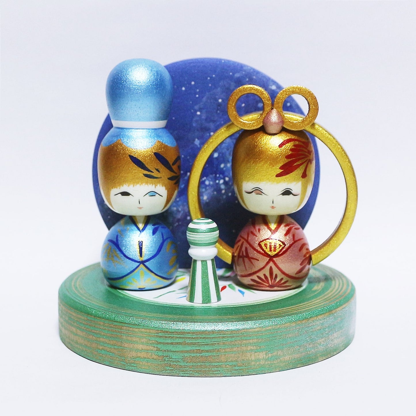 Mixed tree species Hat Kokeshi *1