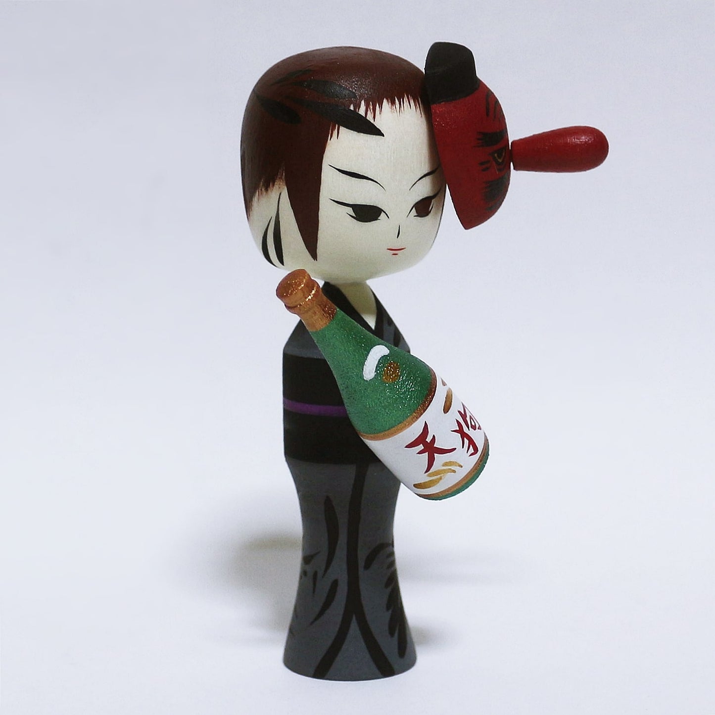 Mixed tree species Hat Kokeshi *1