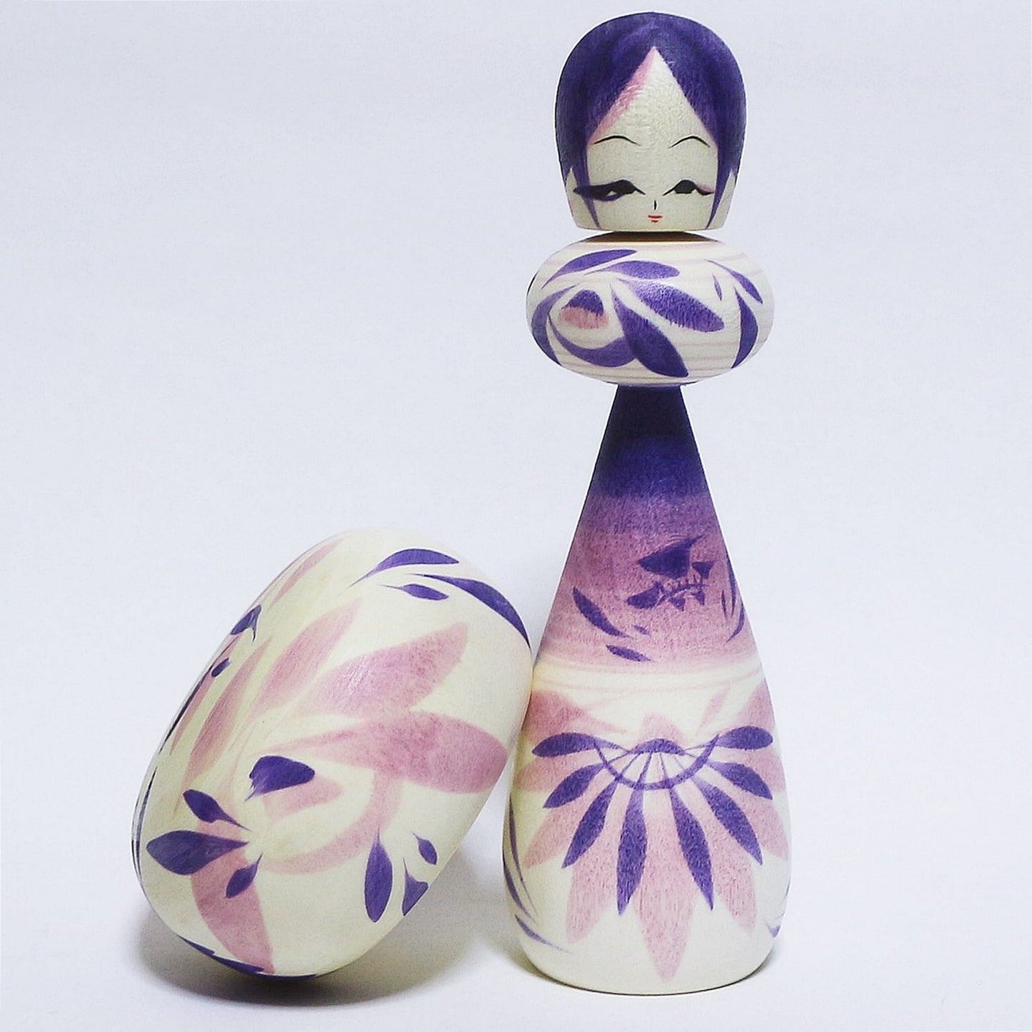 菖蒲(アヤメ&ショウブ) 帽子 こけし Ayame & Shoubu Hat Kokeshi ※165