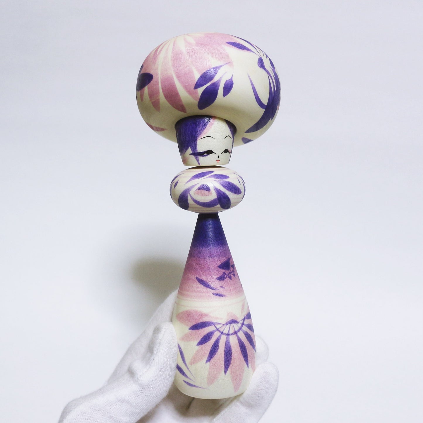 菖蒲(アヤメ&ショウブ) 帽子 こけし Ayame & Shoubu Hat Kokeshi ※165