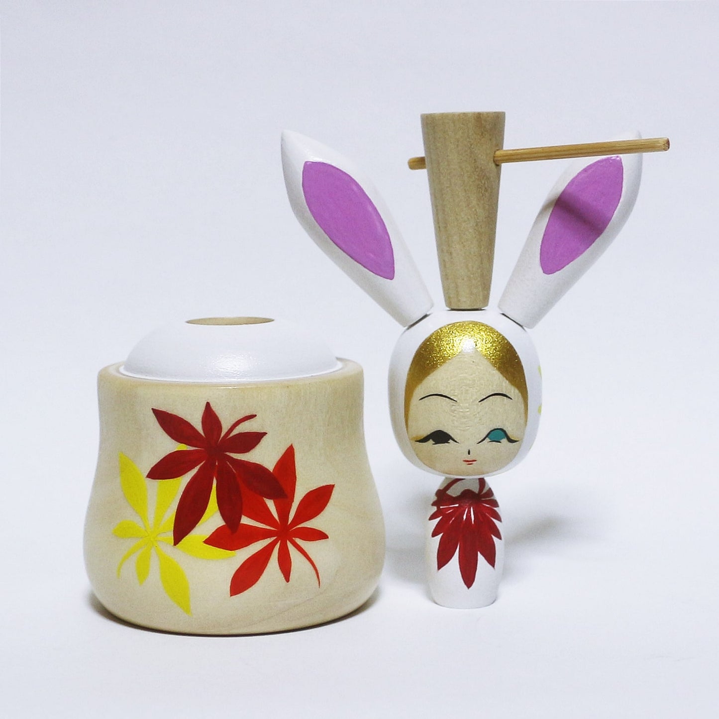 Mixed tree species Hat Kokeshi *1