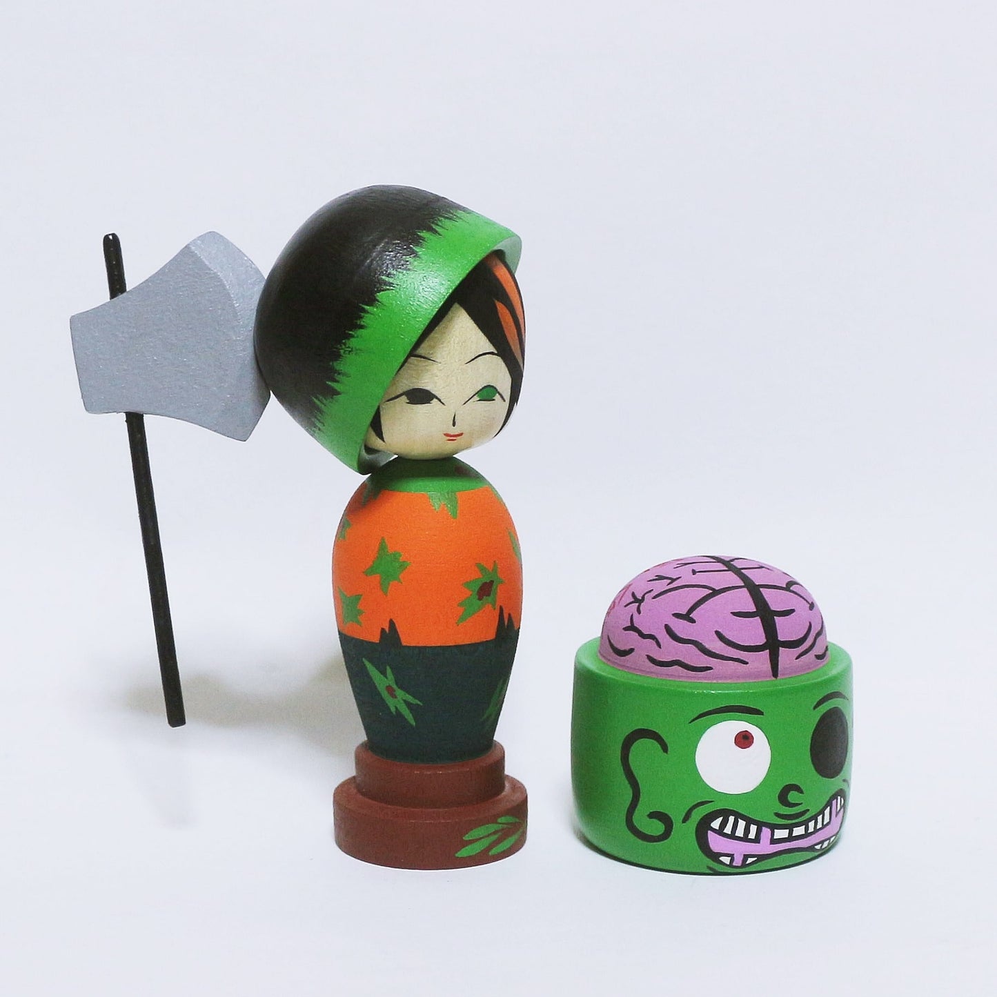 Mixed tree species Hat Kokeshi *1