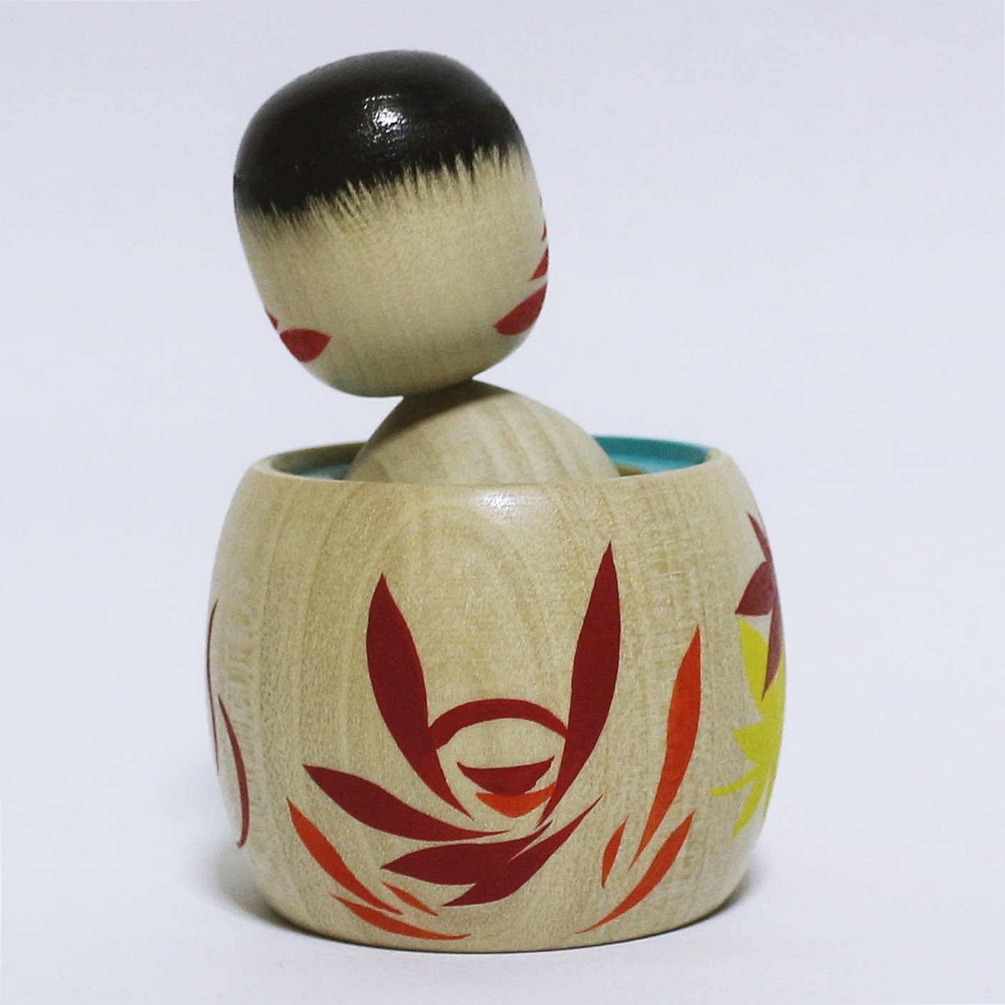 Mixed tree species Hat Kokeshi *1