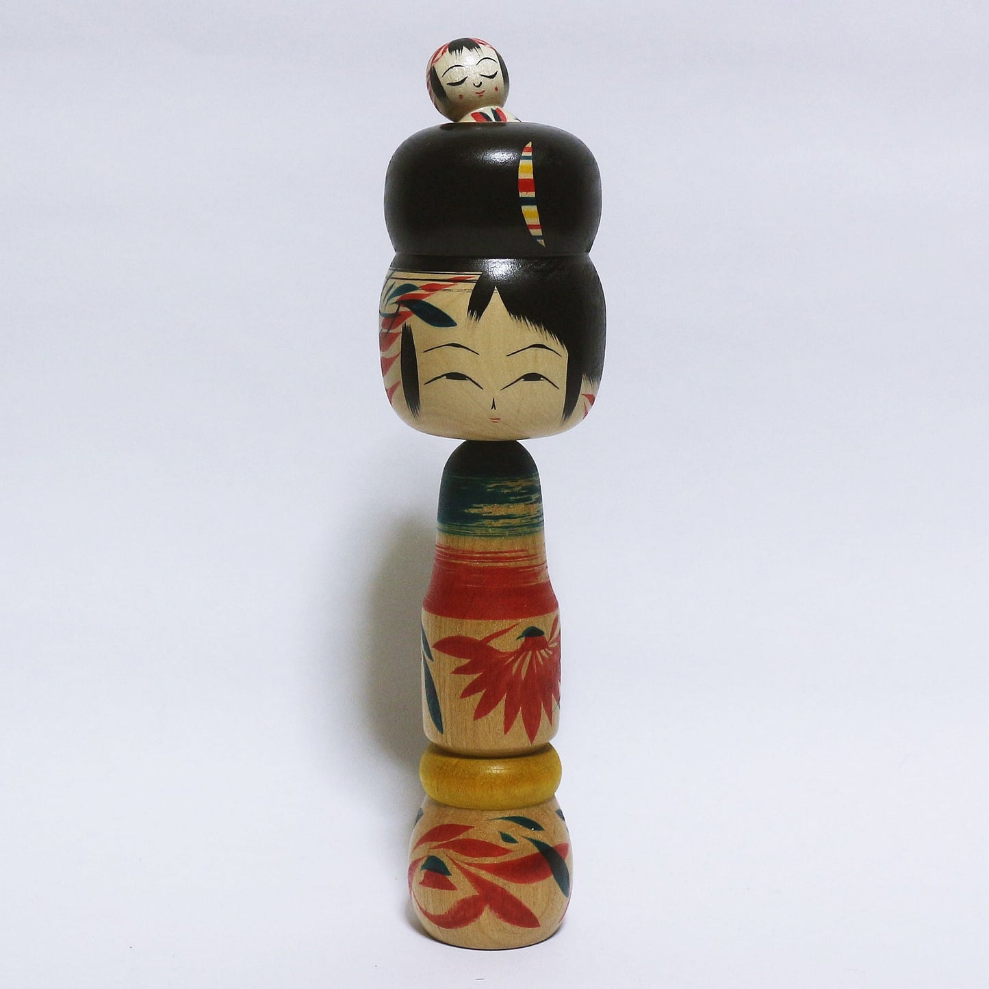 樹種混合 椿 & 桜 玉入れ こけし Mixed tree species TSUBAKI & SAKURA TAMA-IRE KOKESHI ※256