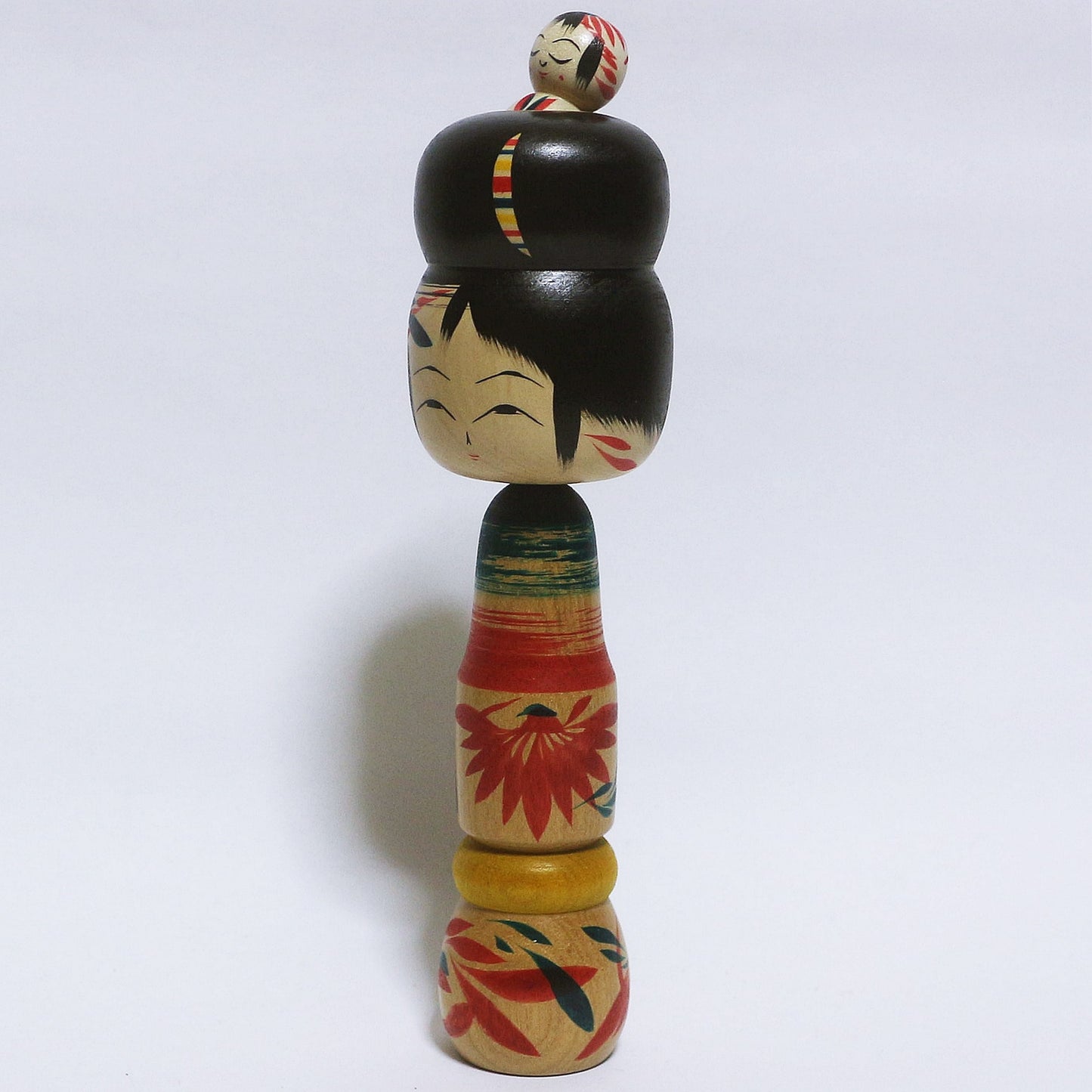 樹種混合 椿 & 桜 玉入れ こけし Mixed tree species TSUBAKI & SAKURA TAMA-IRE KOKESHI ※256