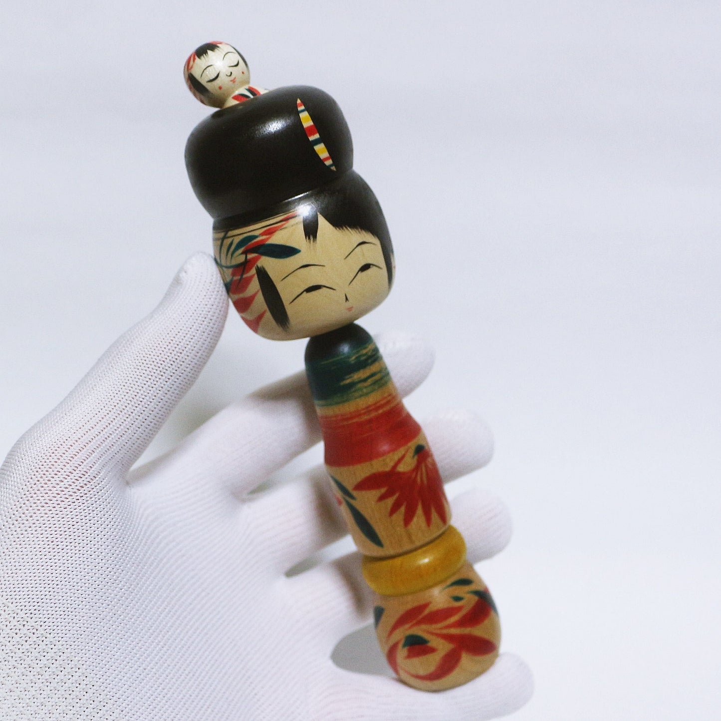 樹種混合 椿 & 桜 玉入れ こけし Mixed tree species TSUBAKI & SAKURA TAMA-IRE KOKESHI ※256