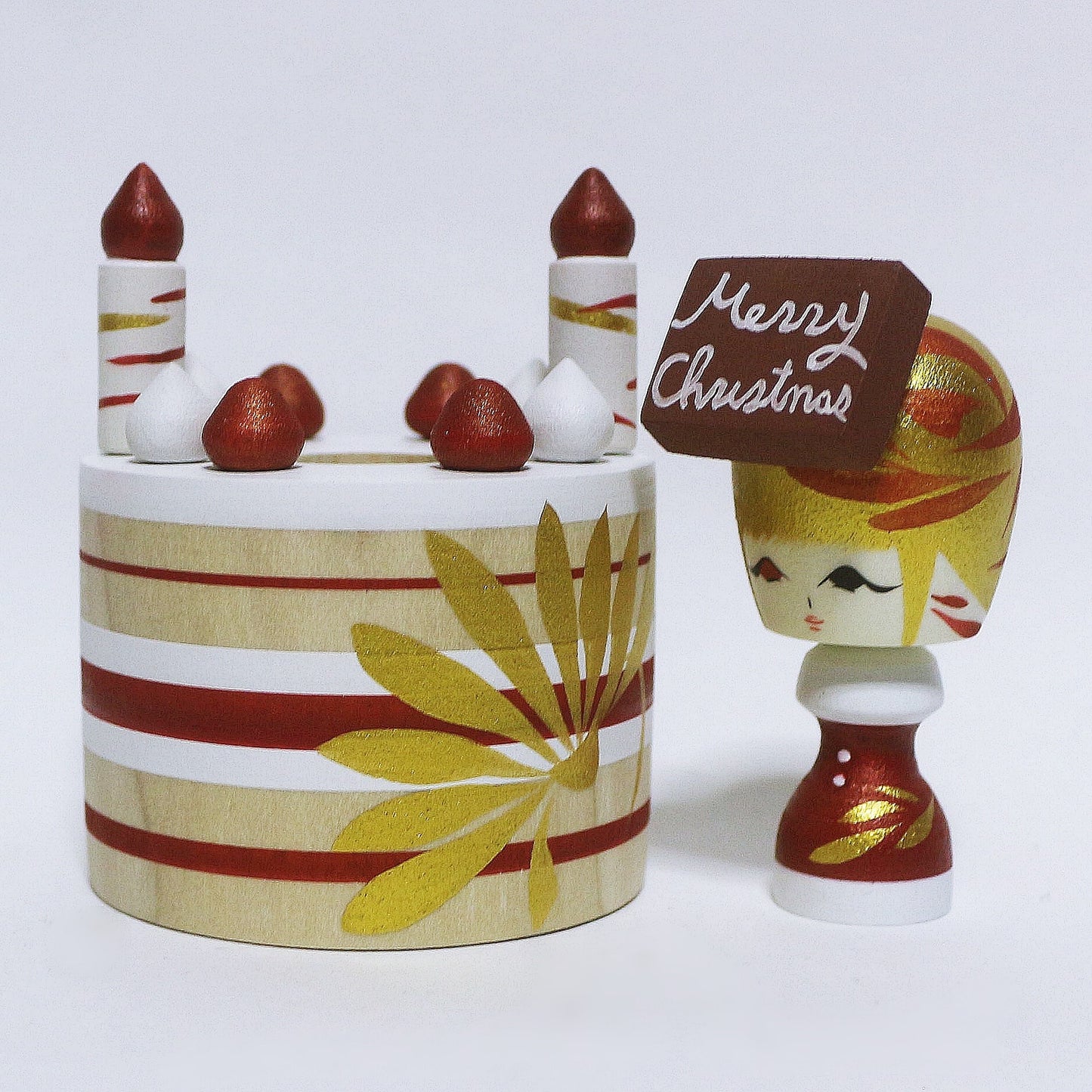 クリスマスケーキ こけし Christmas Cake KOKESHI ※260