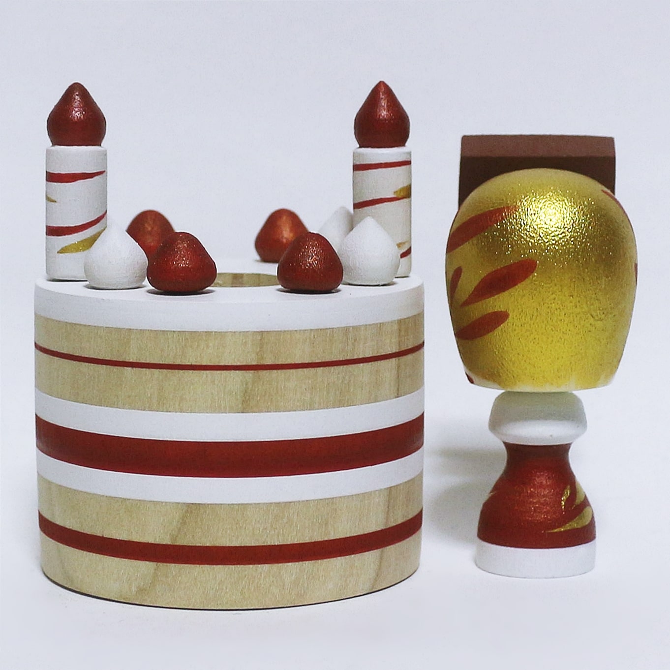 クリスマスケーキ こけし Christmas Cake KOKESHI ※260