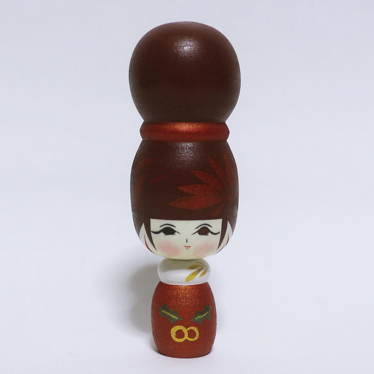 クリスマス おだんごヘア こけし Christmas Bun Hair KOKESHI ※263