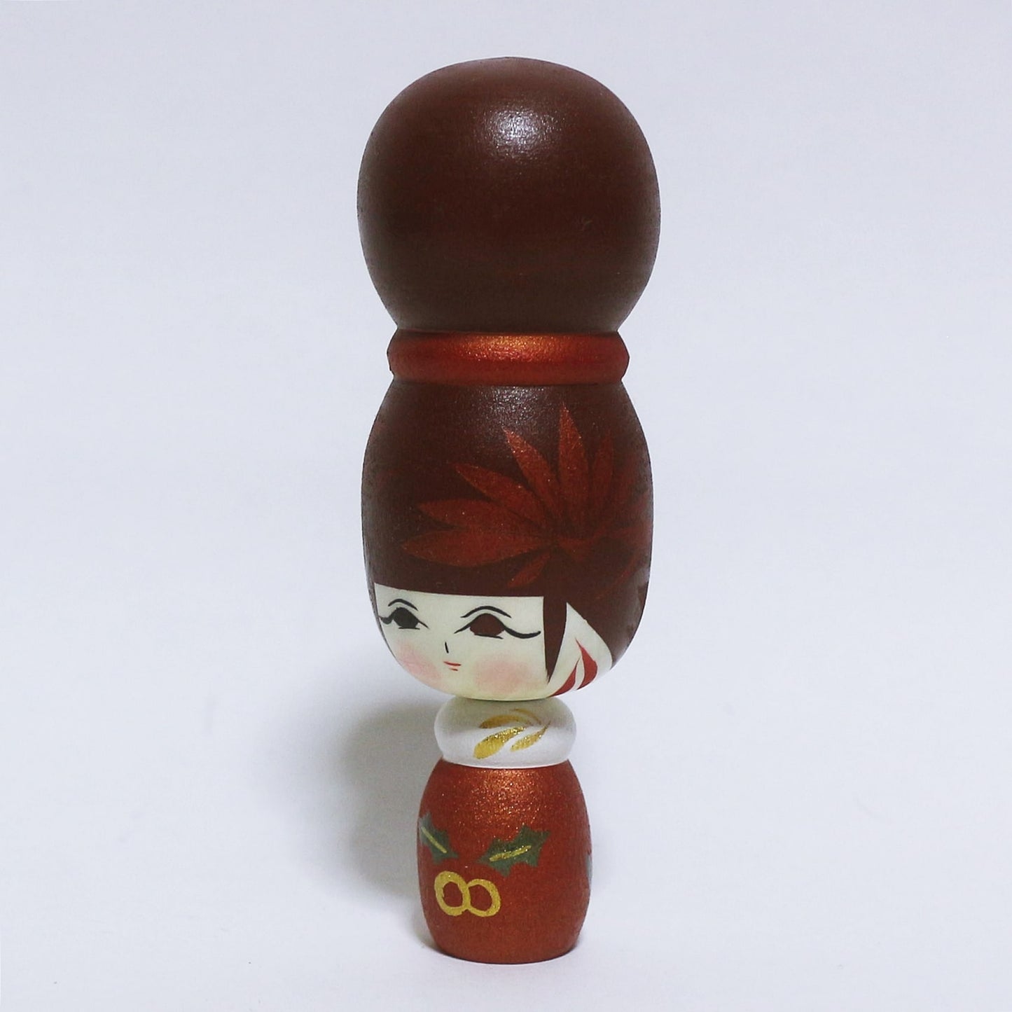 クリスマス おだんごヘア こけし Christmas Bun Hair KOKESHI ※263