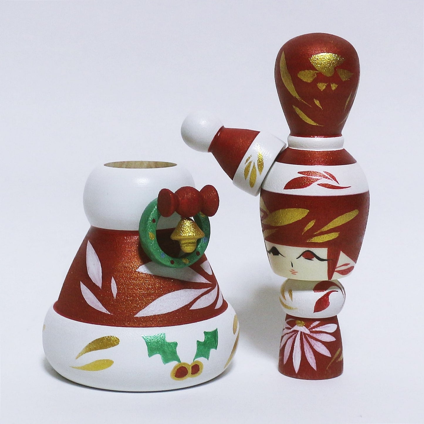 クリスマス サンタの帽子 こけし Christmas Santa Hat KOKESHI ※265