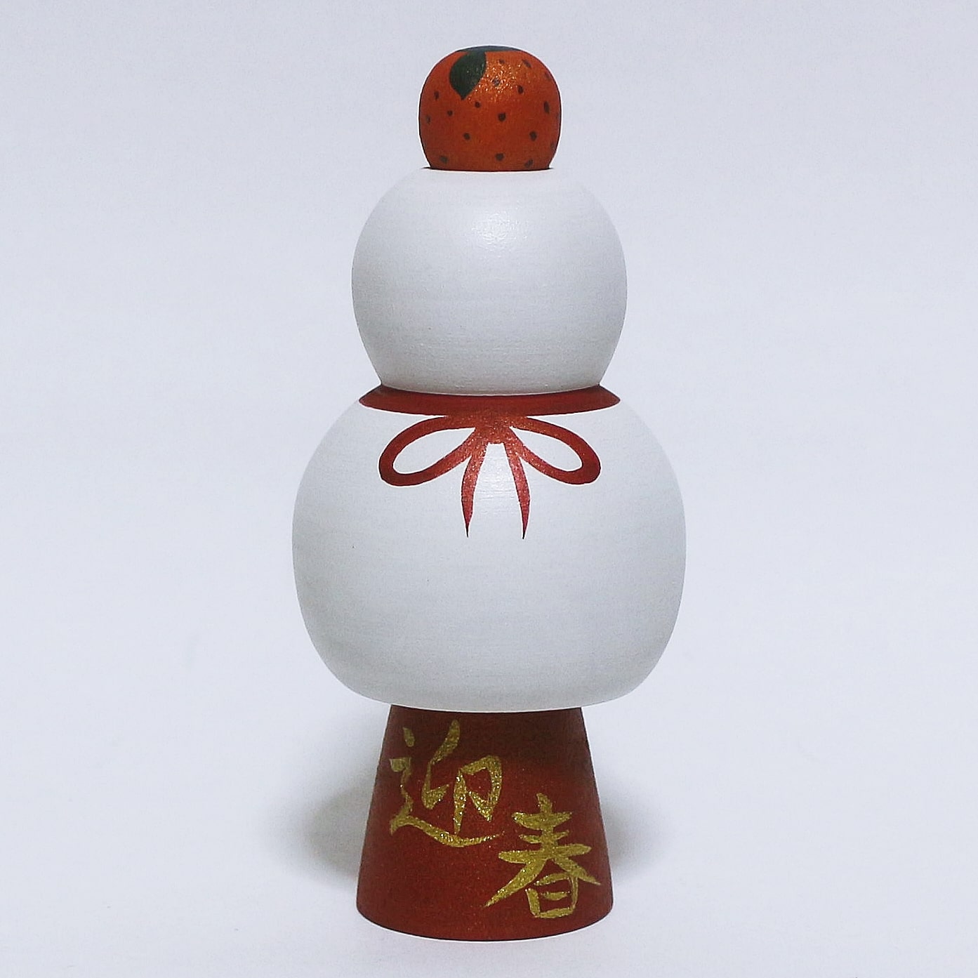クリスマス 雪だるま & 鏡餅 こけし Christmas Snowman & KAGAMI-MOCHI KOKESHI ※266