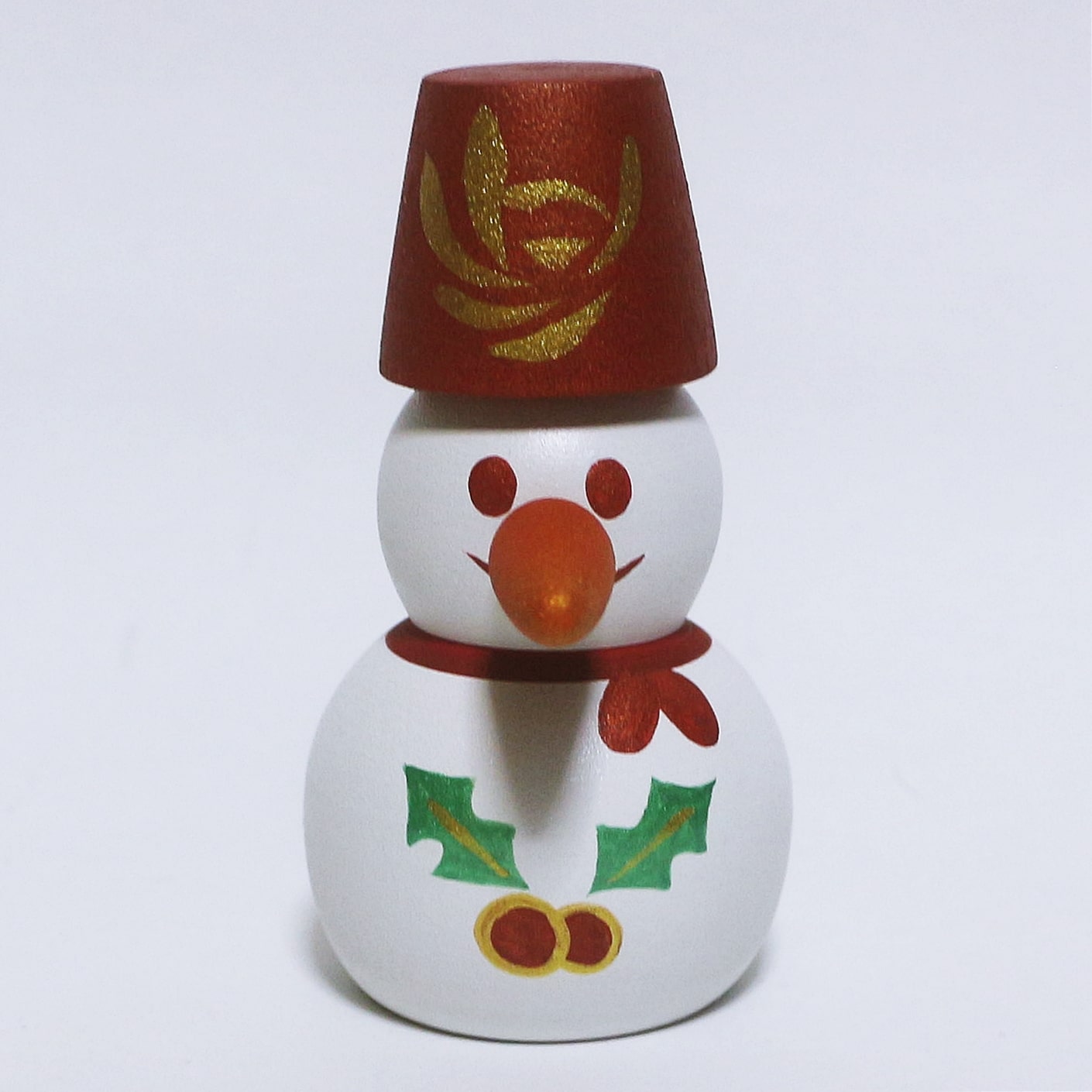 クリスマス 雪だるま & 鏡餅 こけし Christmas Snowman & KAGAMI-MOCHI KOKESHI ※266