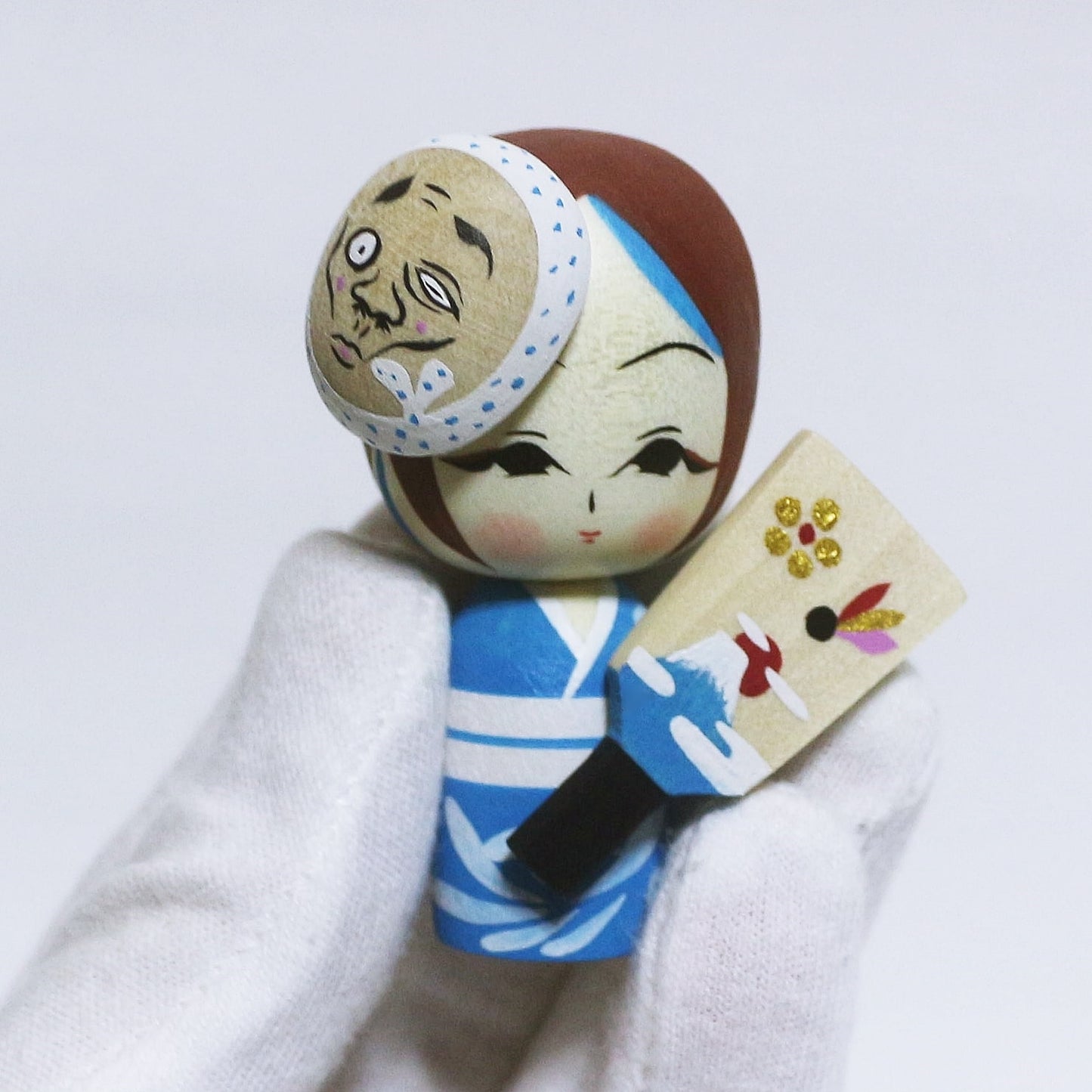 お正月 羽子板 こけし New Year OSYOGATSU Battledore HAGOITA KOKESHI ※269