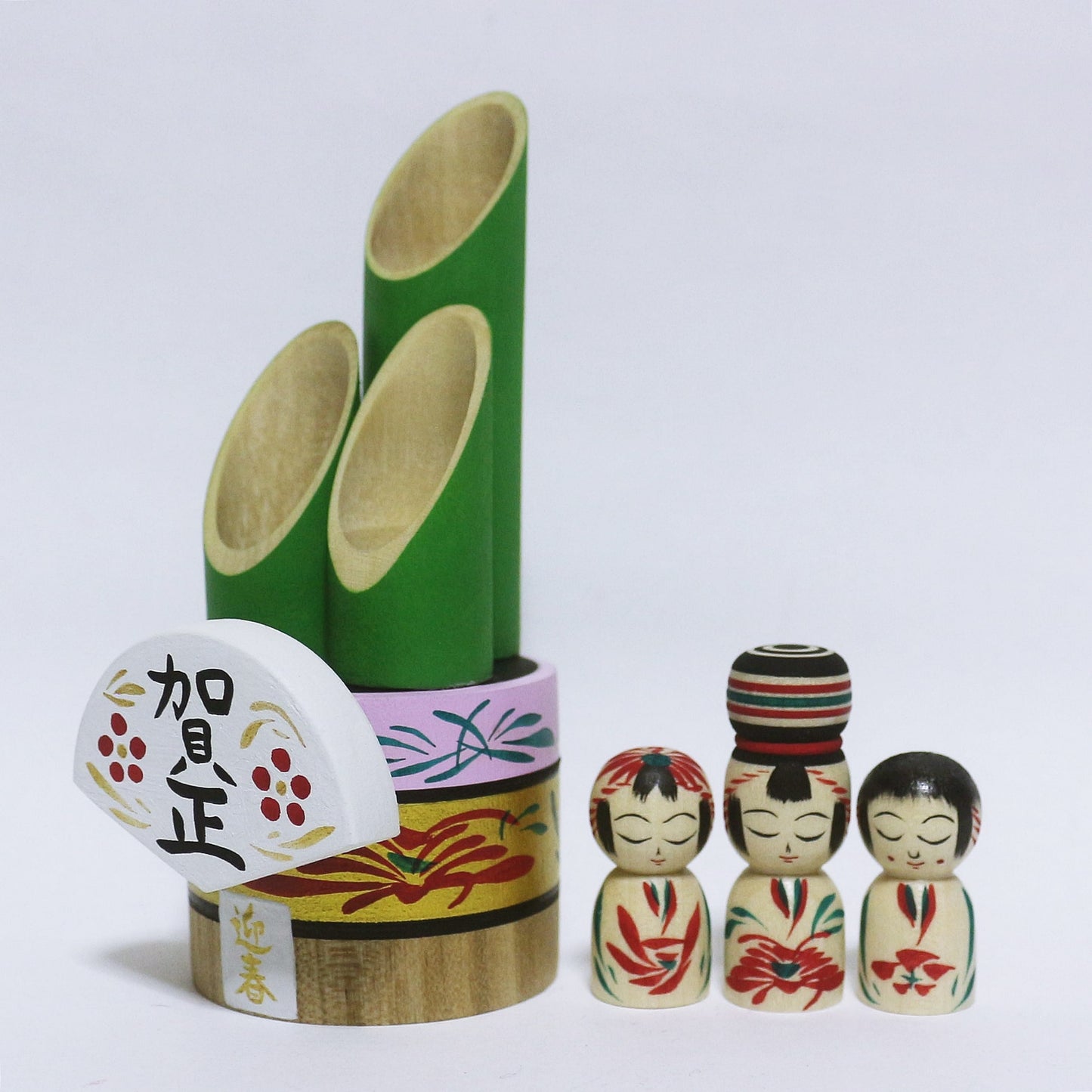 お正月 門松 こけし New Year OSYOGATSU KADOMATSU KOKESHI ※271
