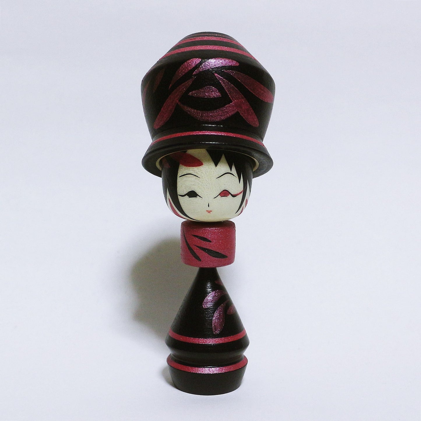 Pearl Color Red Purple Hat KOKESHI ※277