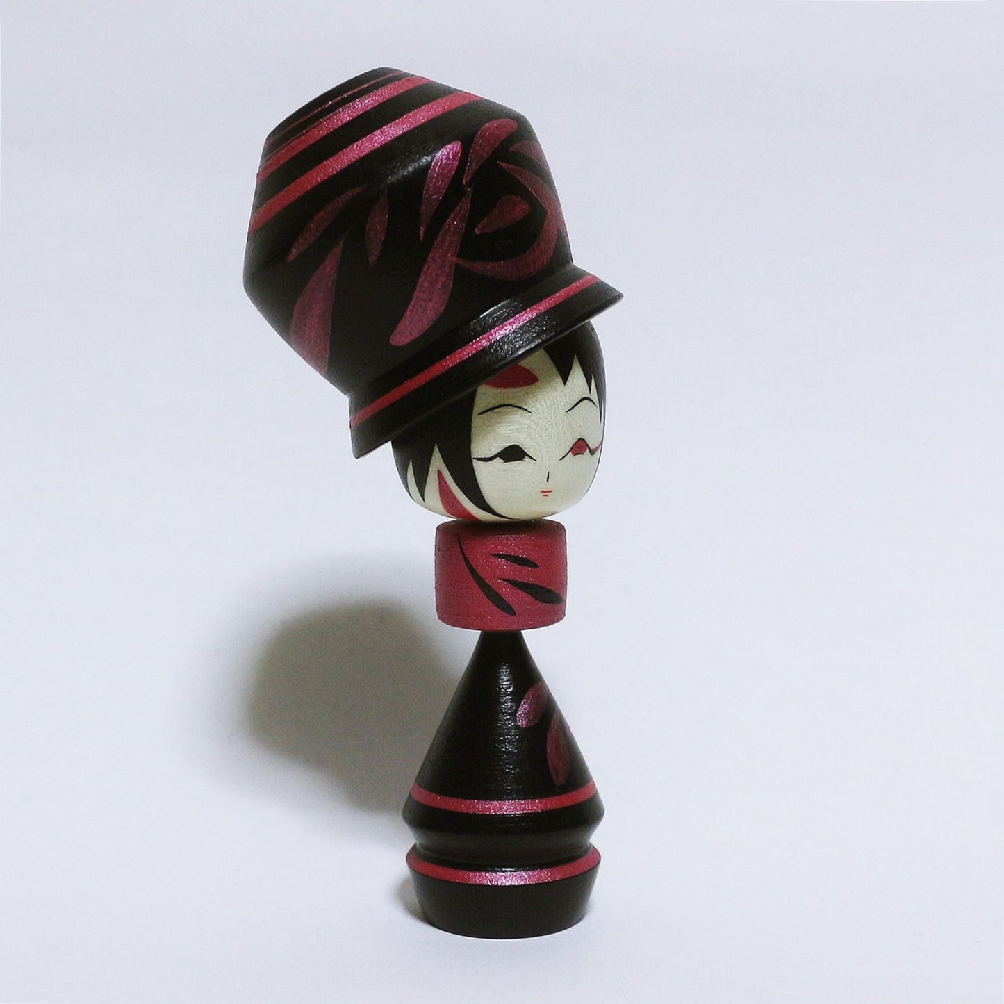 Pearl Color Red Purple Hat KOKESHI ※277