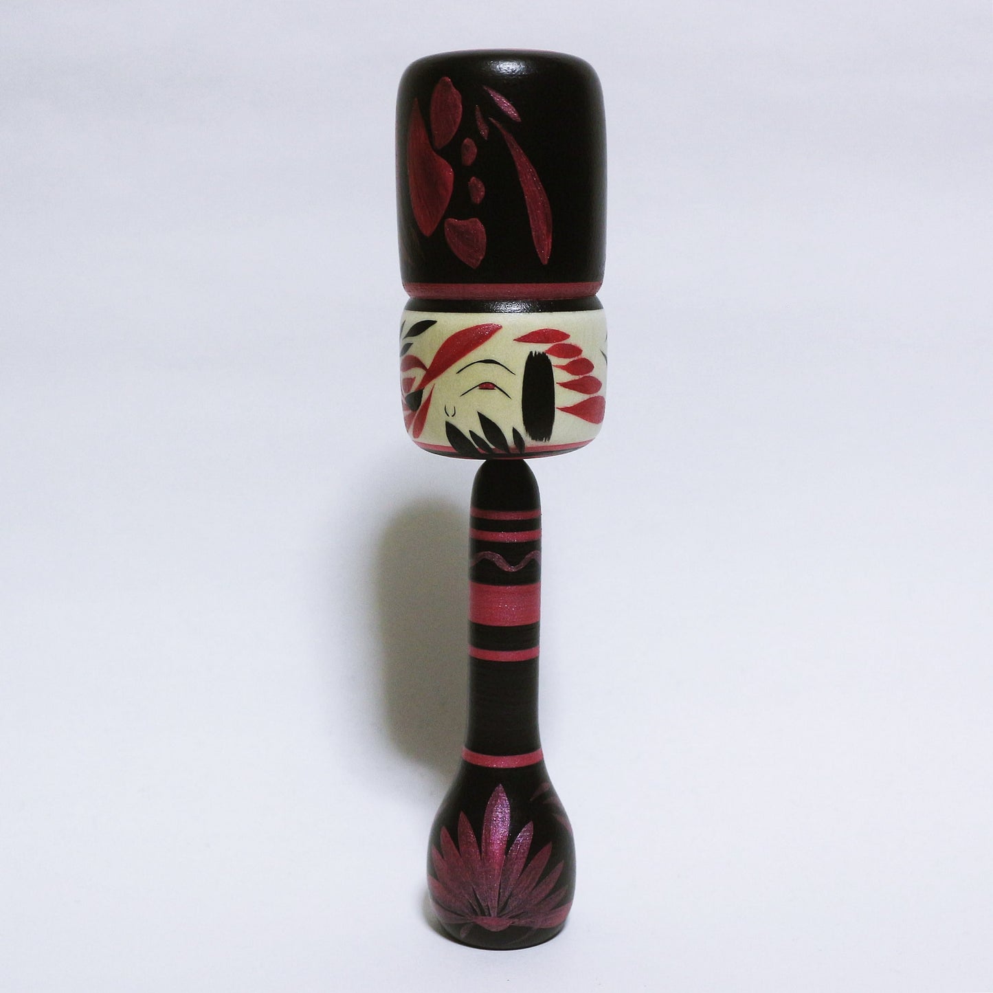 Pearl Color Red Purple Bun hair KOKESHI ※278