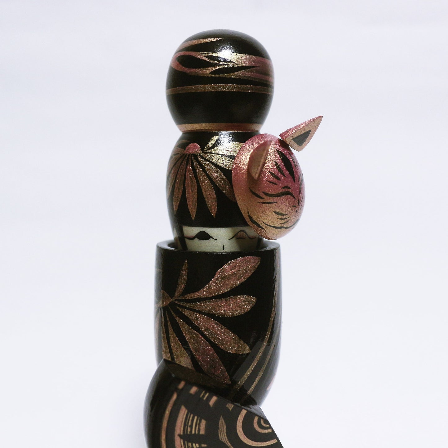 Pearl Color Pink Gold 狐面 ODORIKO KOKESHI ※281