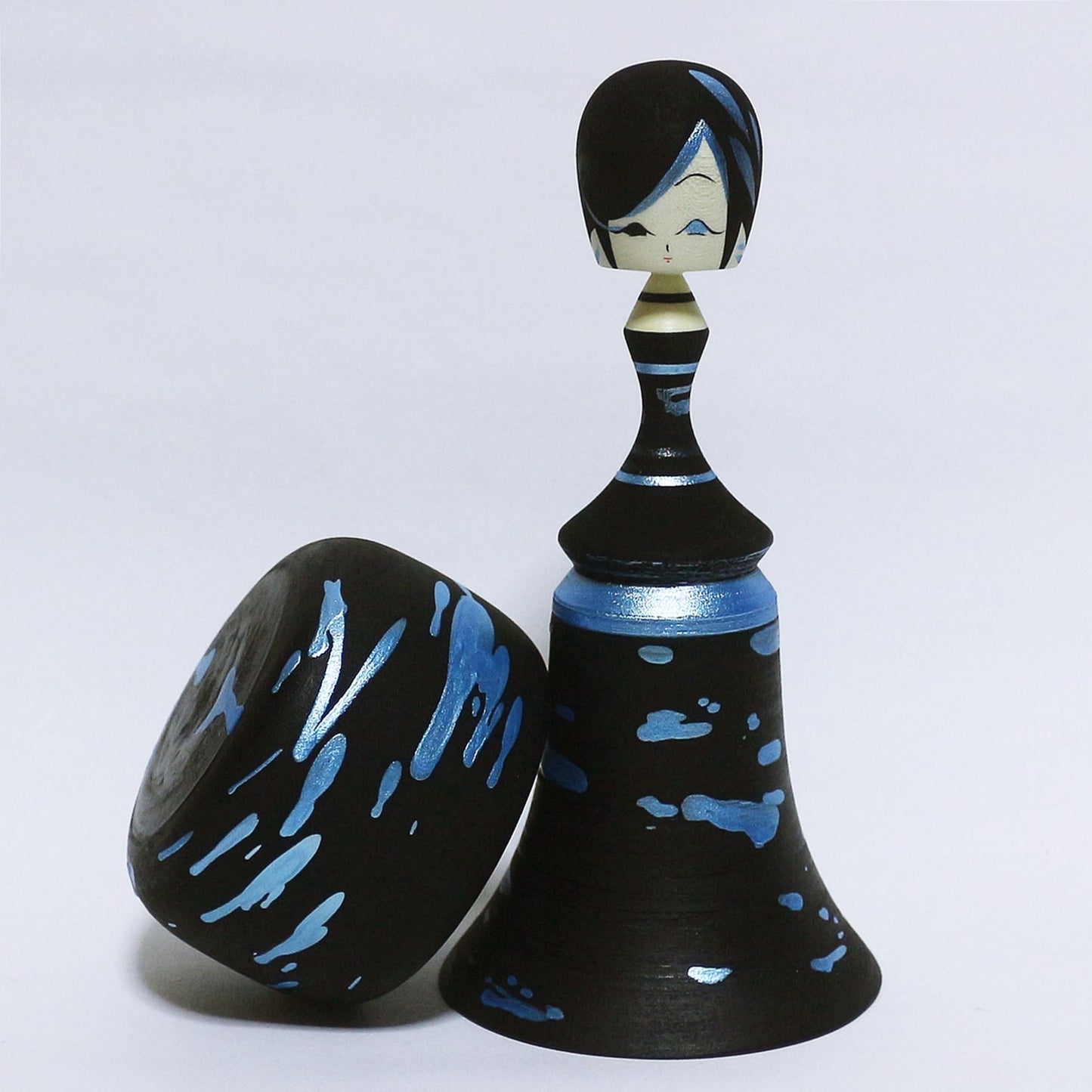 Pearl Color Sky Blue Hat KOKESHI ※287