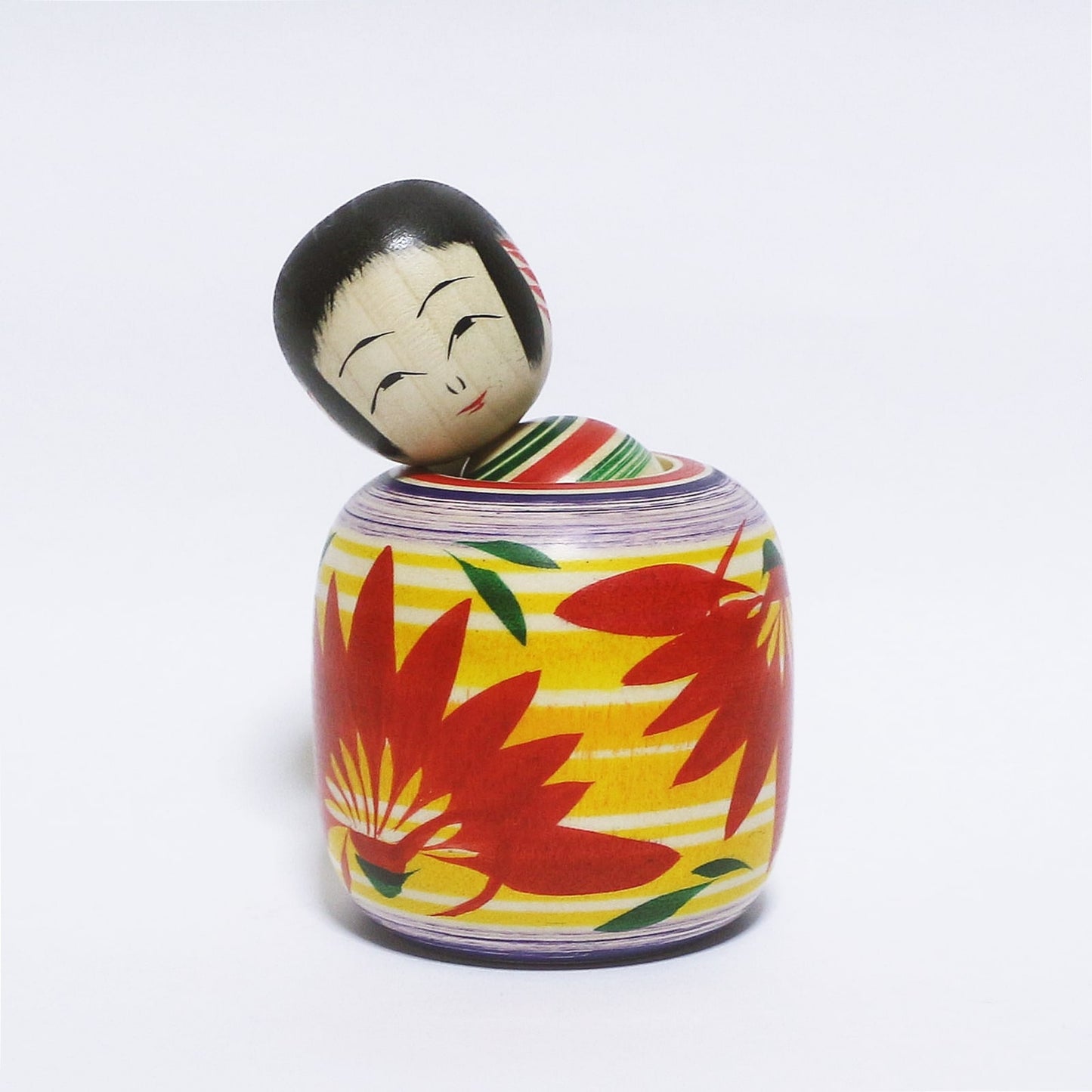 Mixed tree species Hat Kokeshi *1