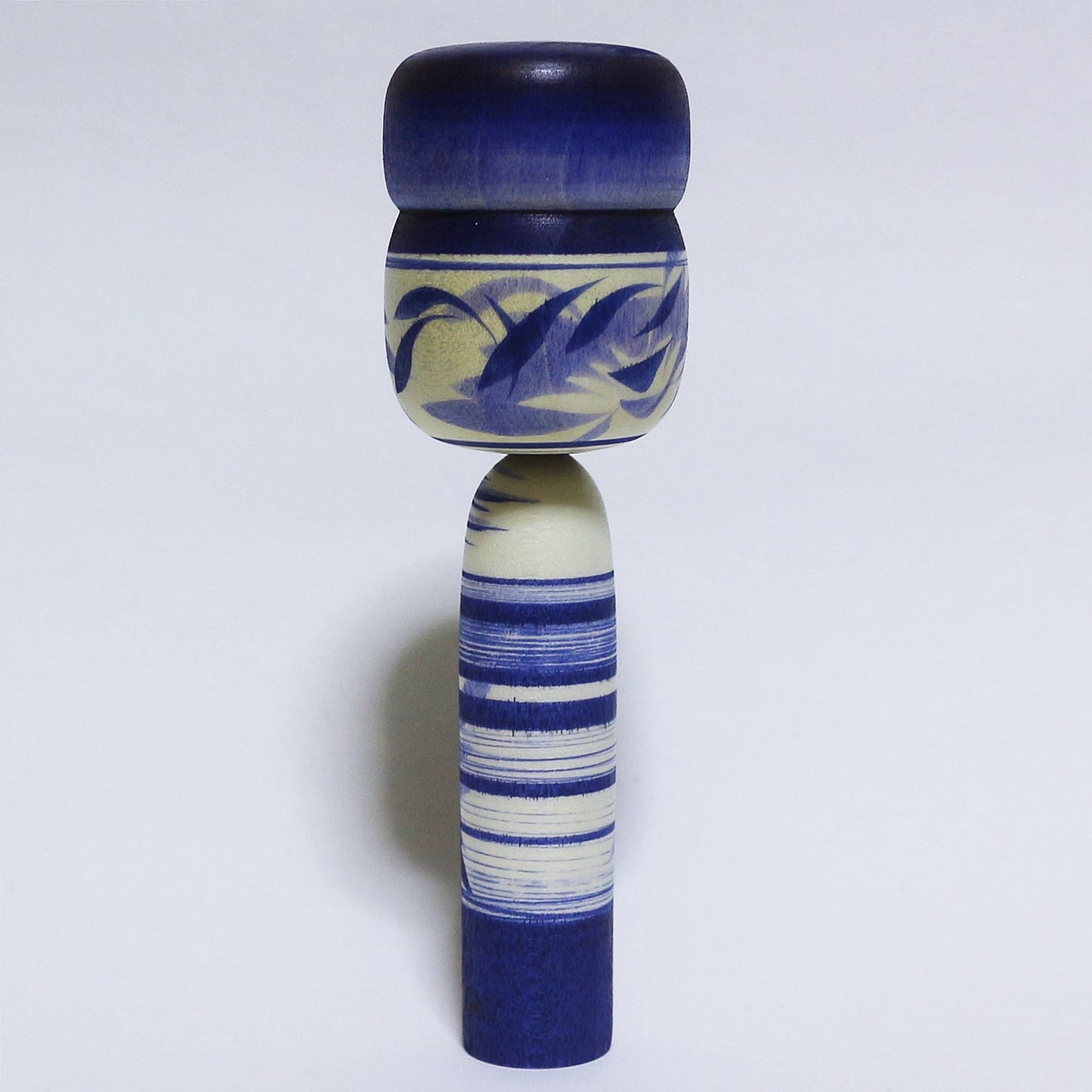 青紫 髷 こけし Blue Purple Bun hair KOKESHI ※311