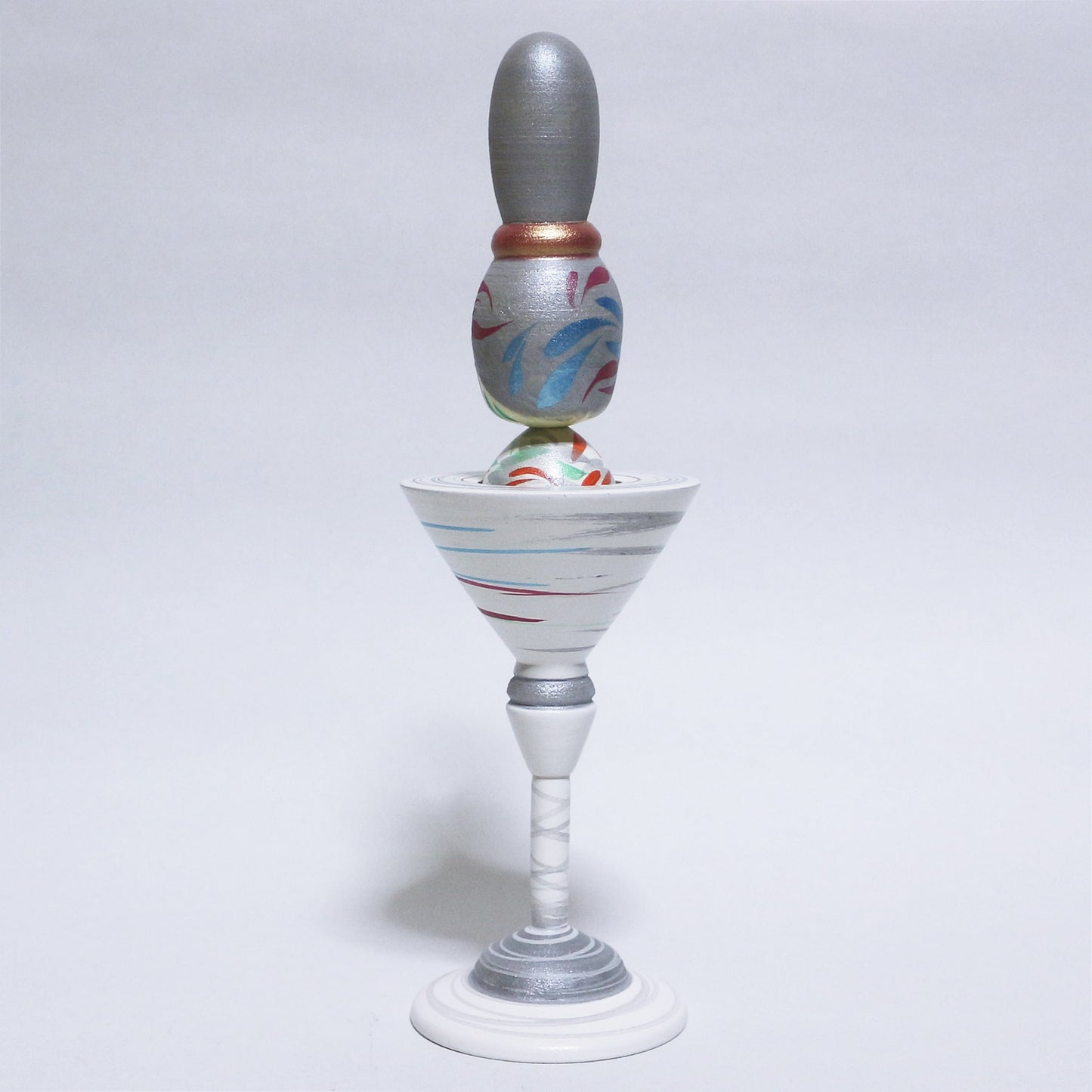 Pastel Color Mix Cocktail Glass KOKESHI #314