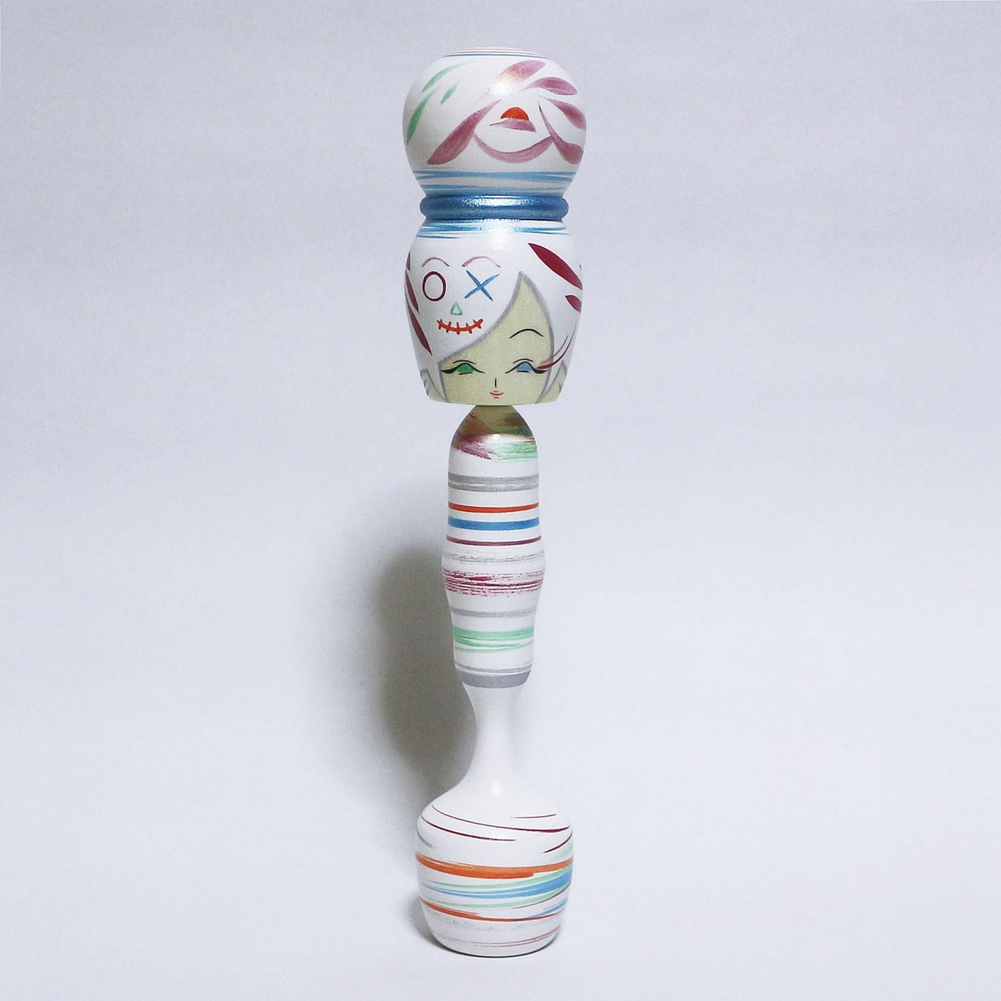 Pastel Color Mix Bun Hair KOKESHI #316