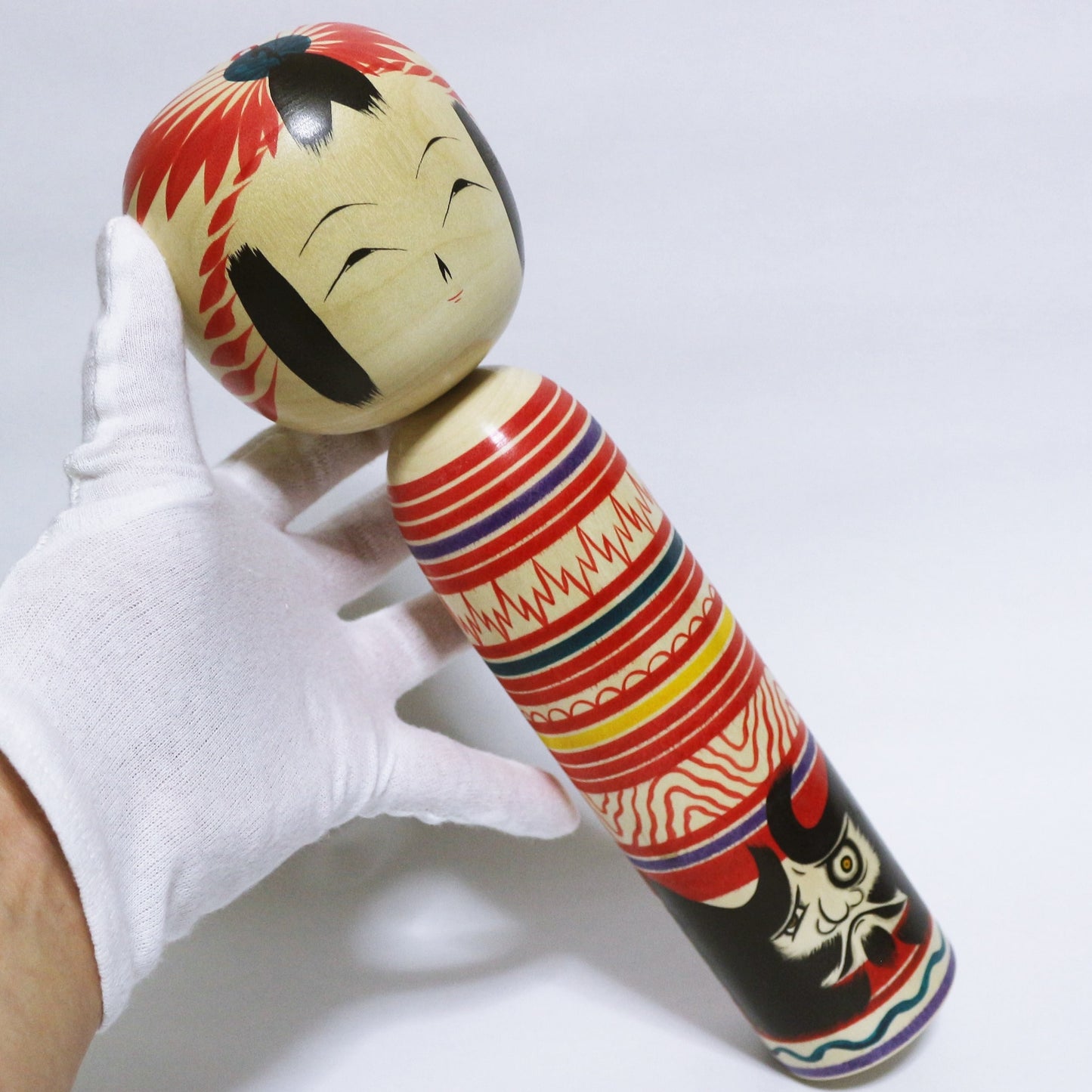 本人型 達磨 こけし Noboru Wagatsuma Type DARUMA KOKESHI #327
