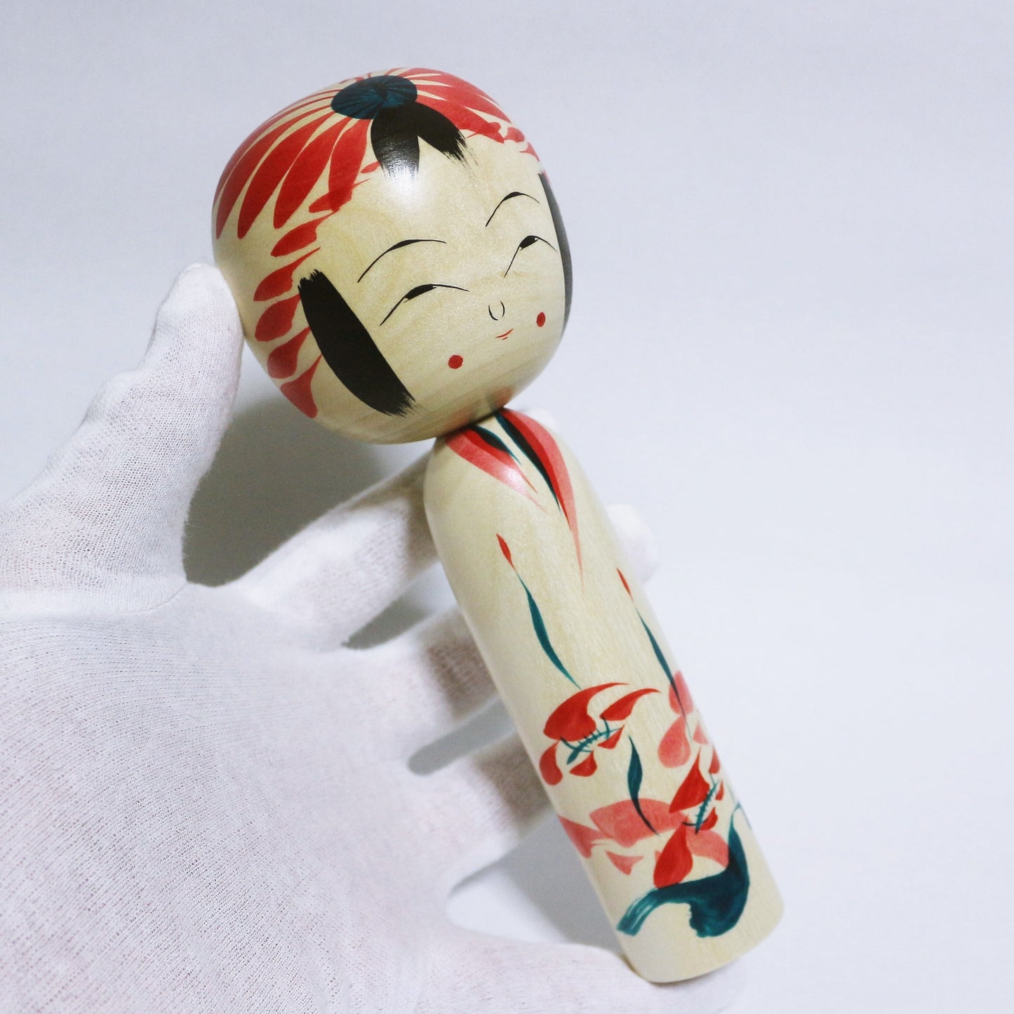 本人型 枝梅 こけし Noboru Wagatsuma Type EDA-UME KOKESHI #331