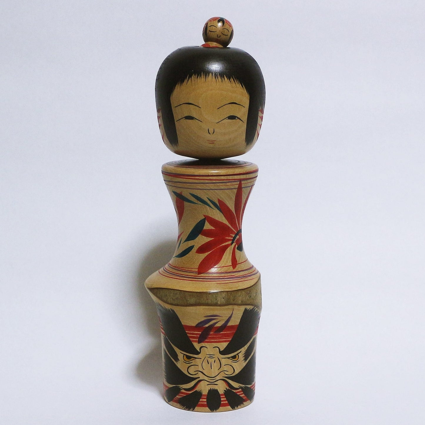 本人型 達磨 玉入れ こけし Noboru Wagatsuma Type DARUMA TAMA-IRE KOKESHI #332