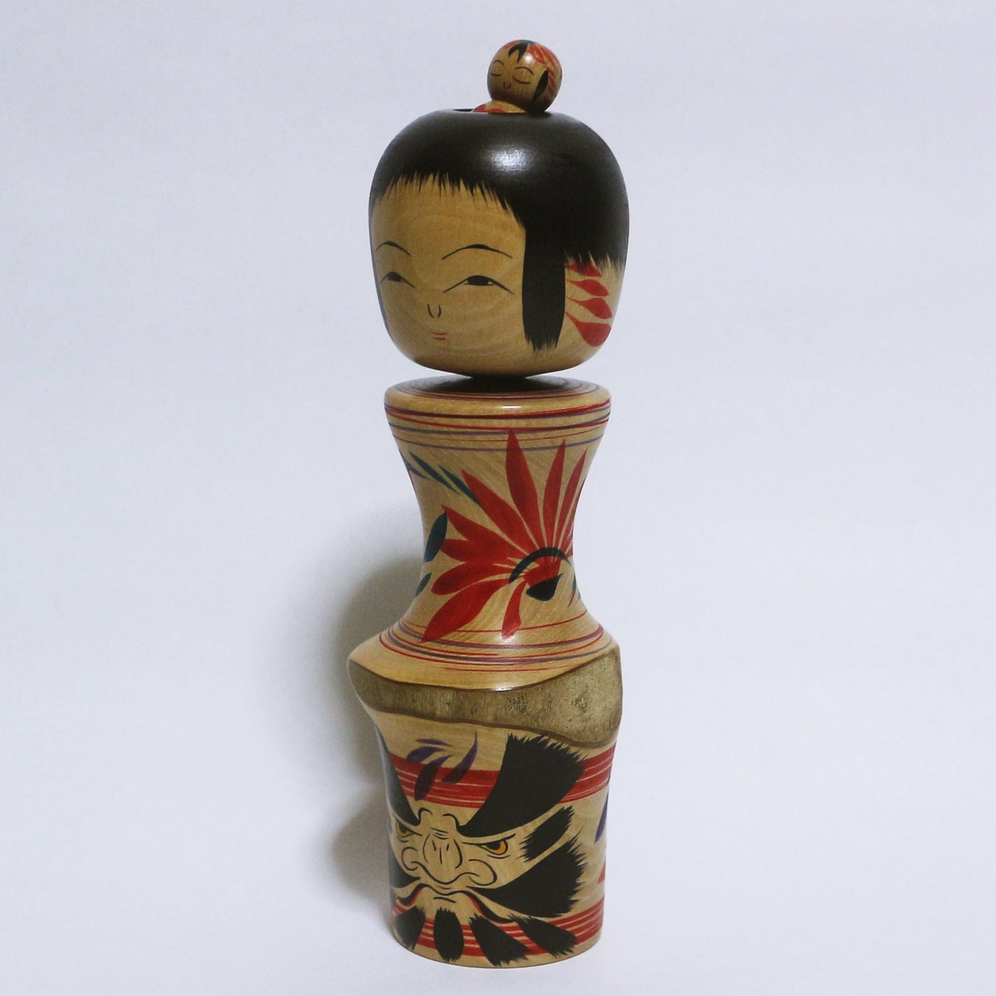 本人型 達磨 玉入れ こけし Noboru Wagatsuma Type DARUMA TAMA-IRE KOKESHI #332