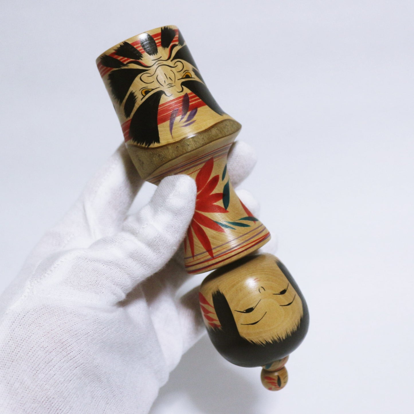 本人型 達磨 玉入れ こけし Noboru Wagatsuma Type DARUMA TAMA-IRE KOKESHI #332