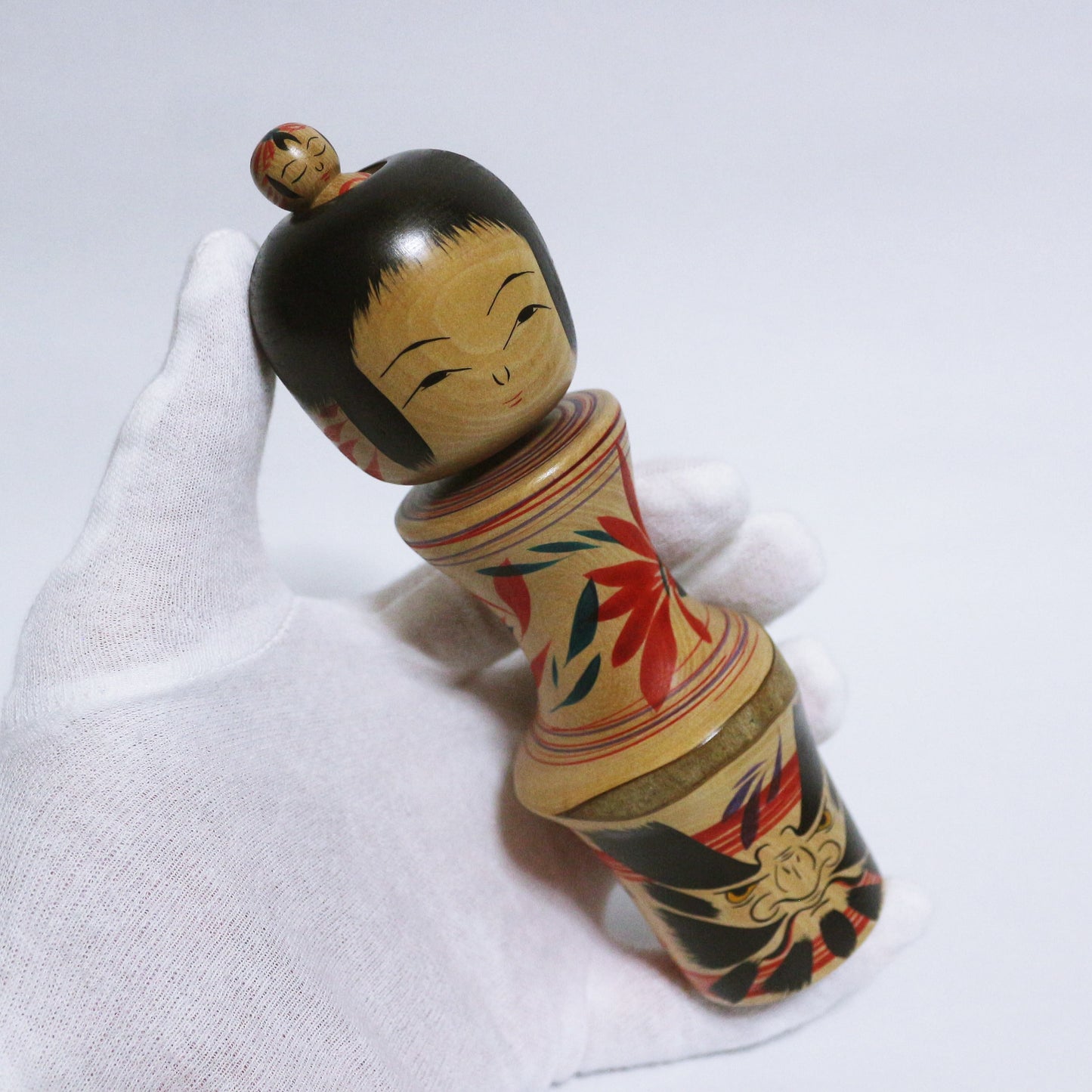本人型 達磨 玉入れ こけし Noboru Wagatsuma Type DARUMA TAMA-IRE KOKESHI #332