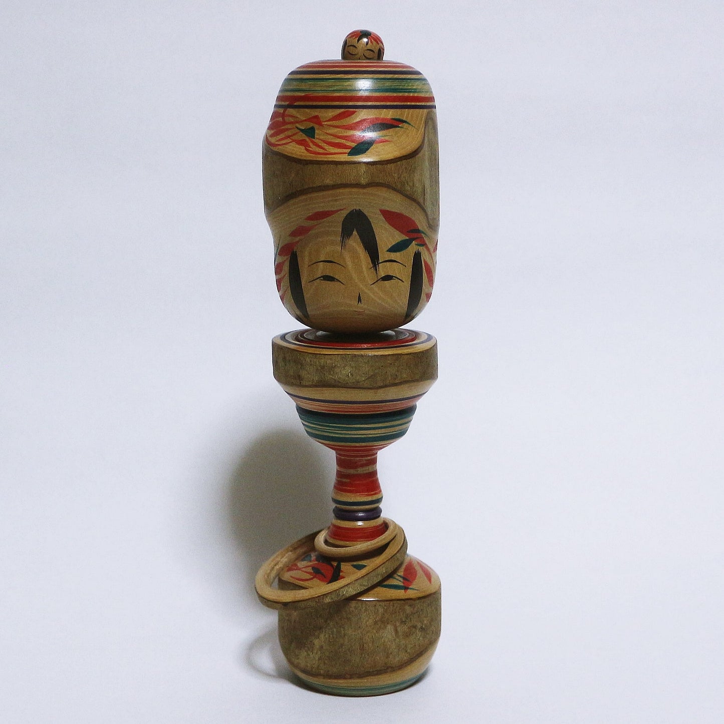 本人型 闇夜 こけし Noboru Wagatsuma Type YAMIYO KOKESHI #333