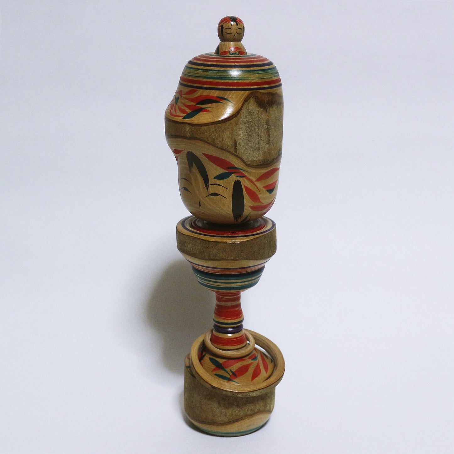 本人型 闇夜 こけし Noboru Wagatsuma Type YAMIYO KOKESHI #333
