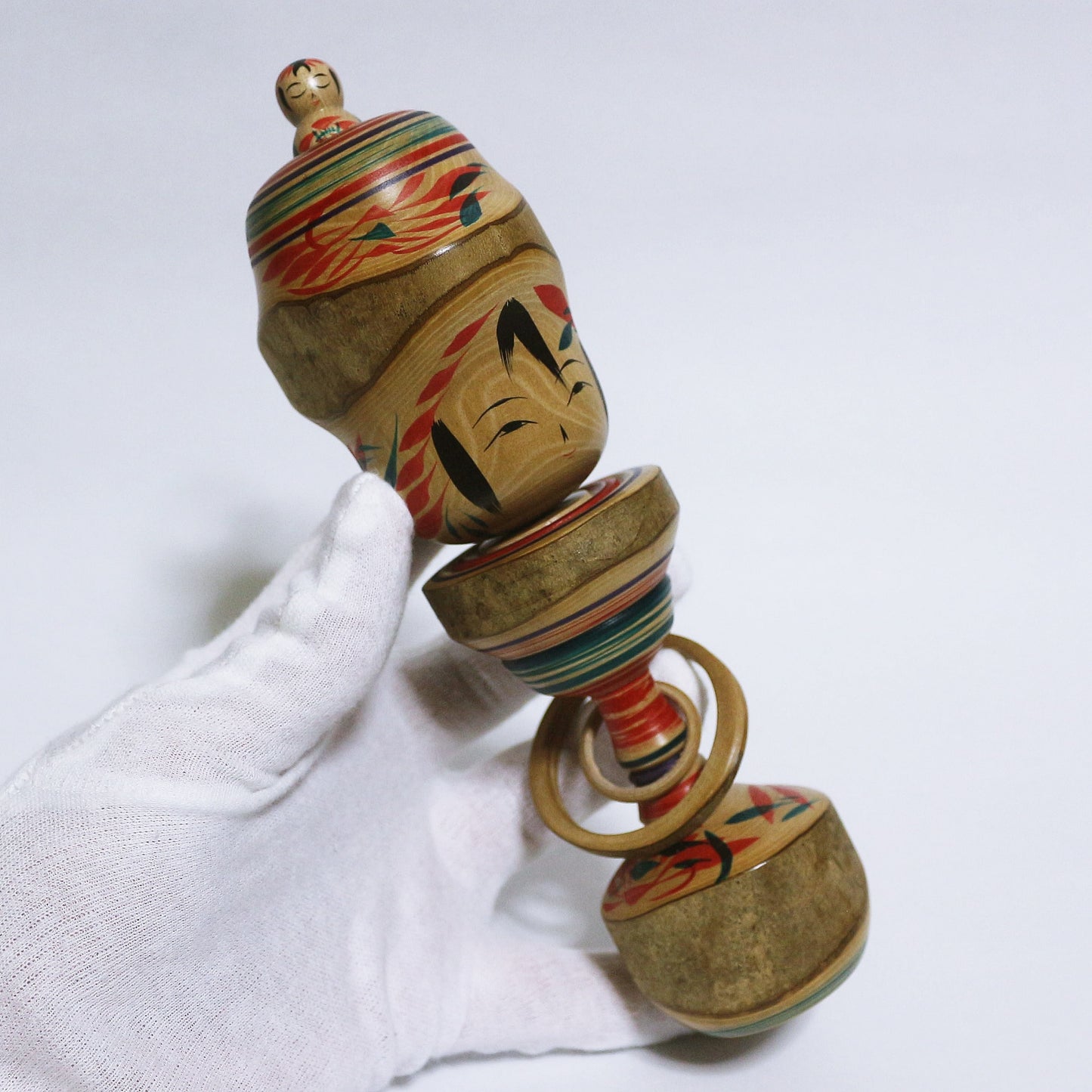 本人型 闇夜 こけし Noboru Wagatsuma Type YAMIYO KOKESHI #333