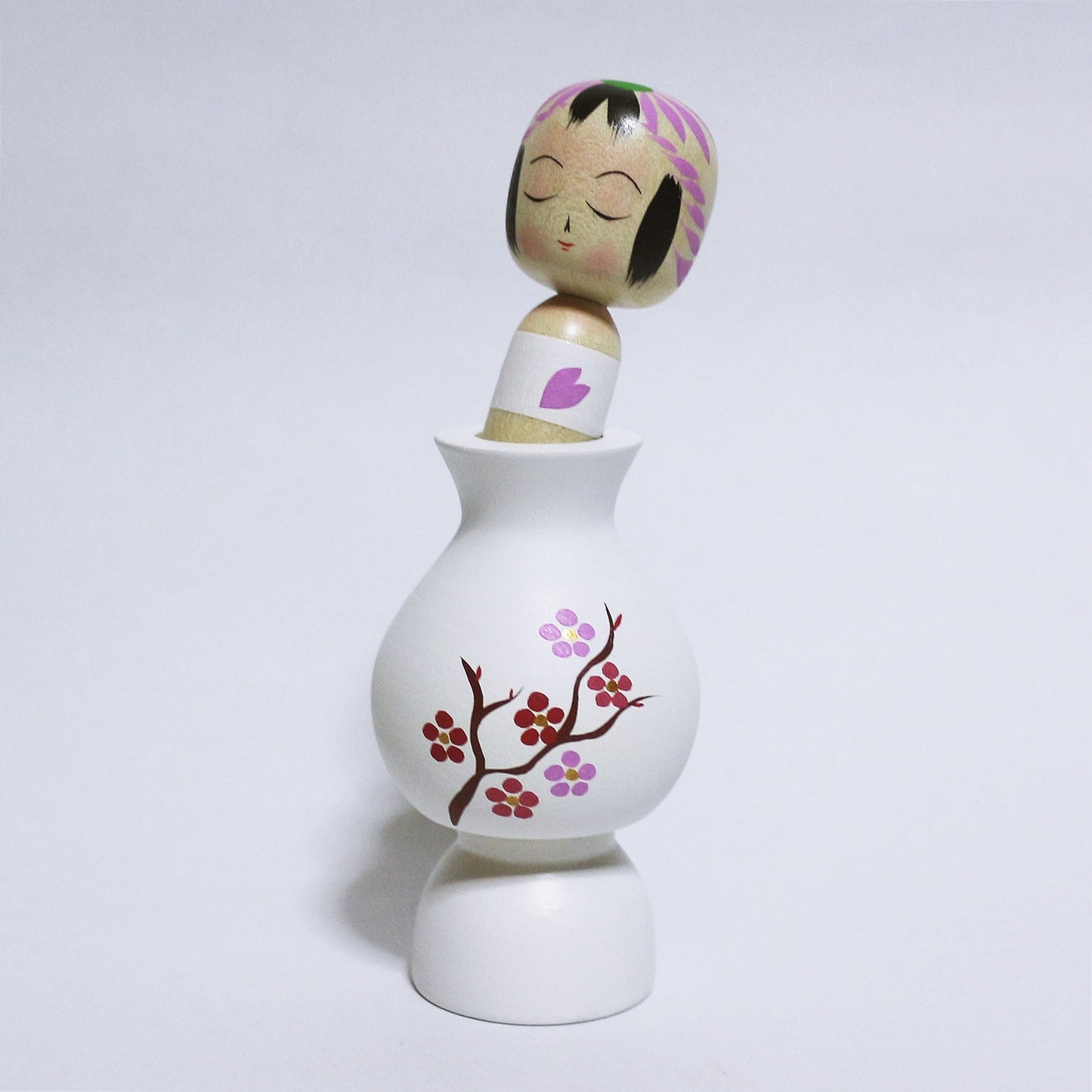 お花見 日本酒 とっくり こけし OHANAMI Japanese SAKE TOKKURI KOKESHI #334