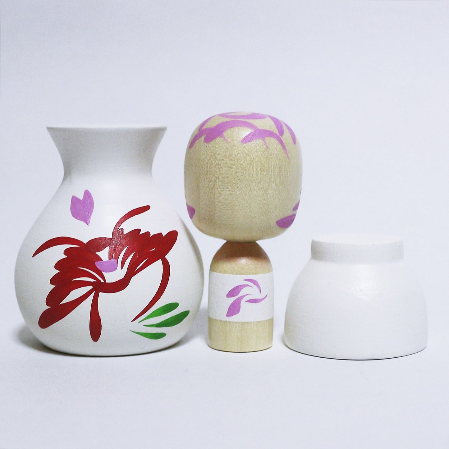 お花見 日本酒 とっくり こけし OHANAMI Japanese SAKE TOKKURI KOKESHI #334