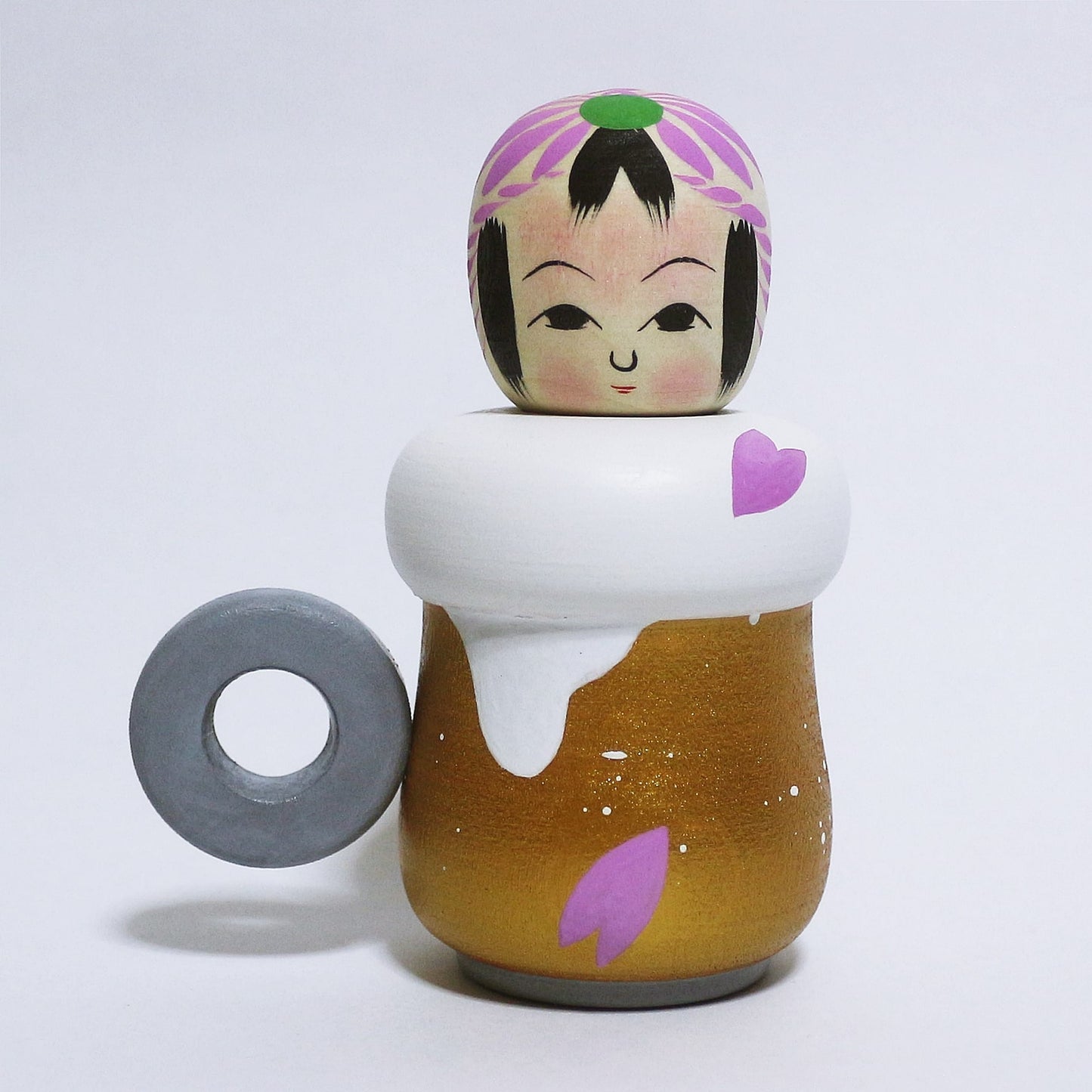 お花見 生ビール こけし OHANAMI Beer KOKESHI #335