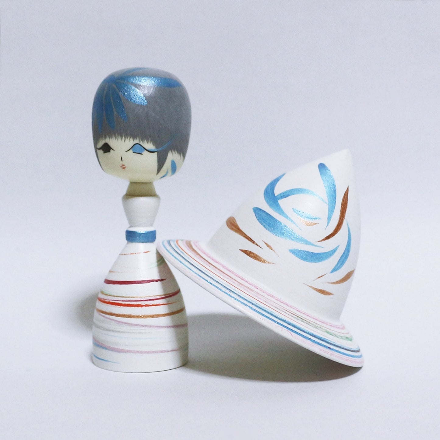 Colorful Hat KOKESHI #345