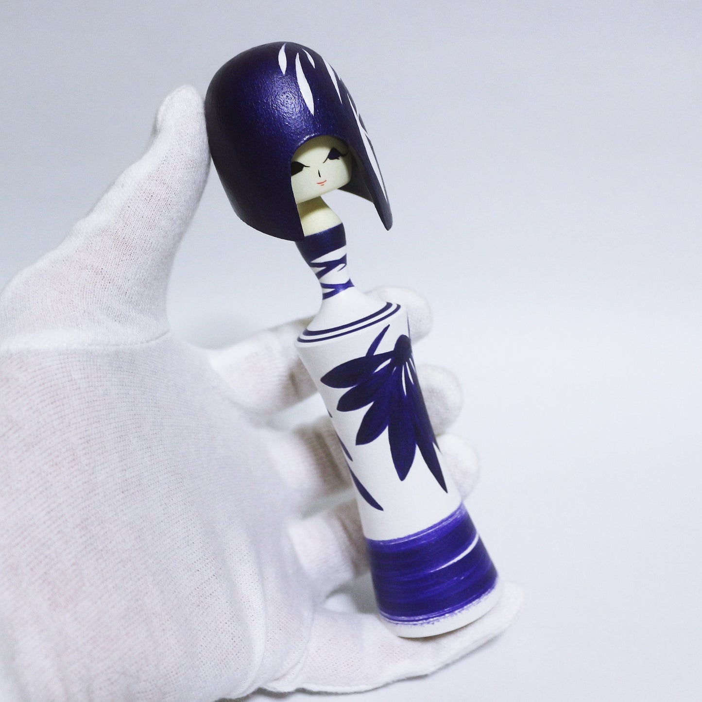 Purple KOKESHI #348