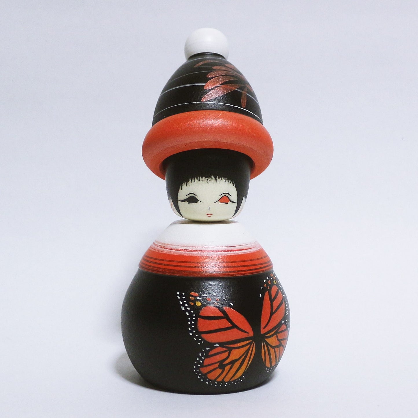 Orange オオカバマダラ Monarch Butterfly Hat EJIKO #349
