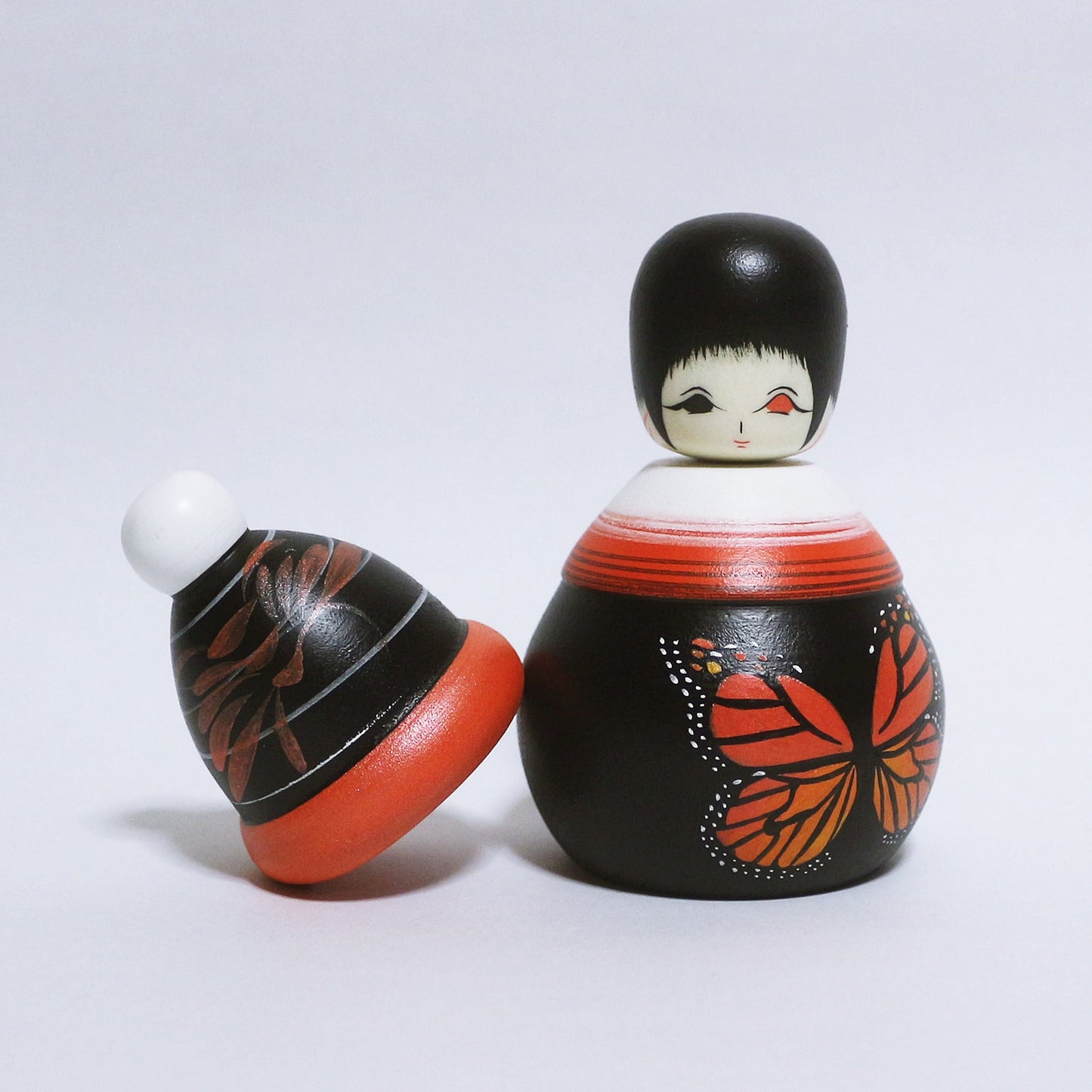 Orange オオカバマダラ Monarch Butterfly Hat EJIKO #349