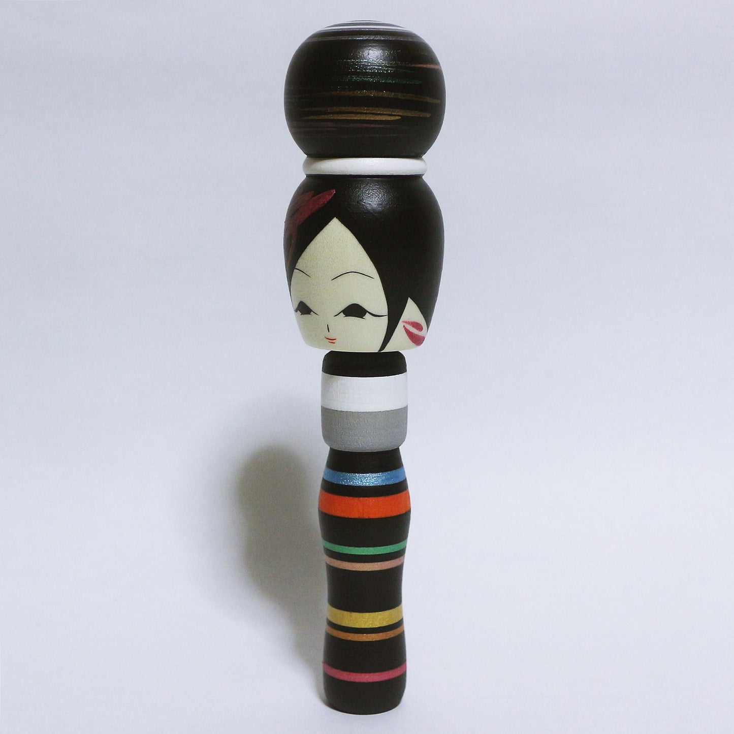 Colorful Stripe KOKESHI #350