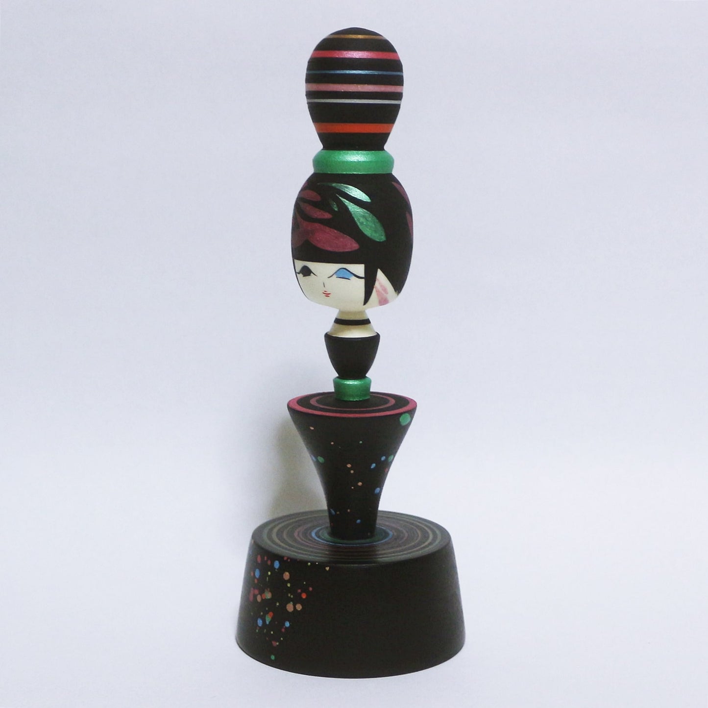 Colorful Bun Hair KOKESHI #353