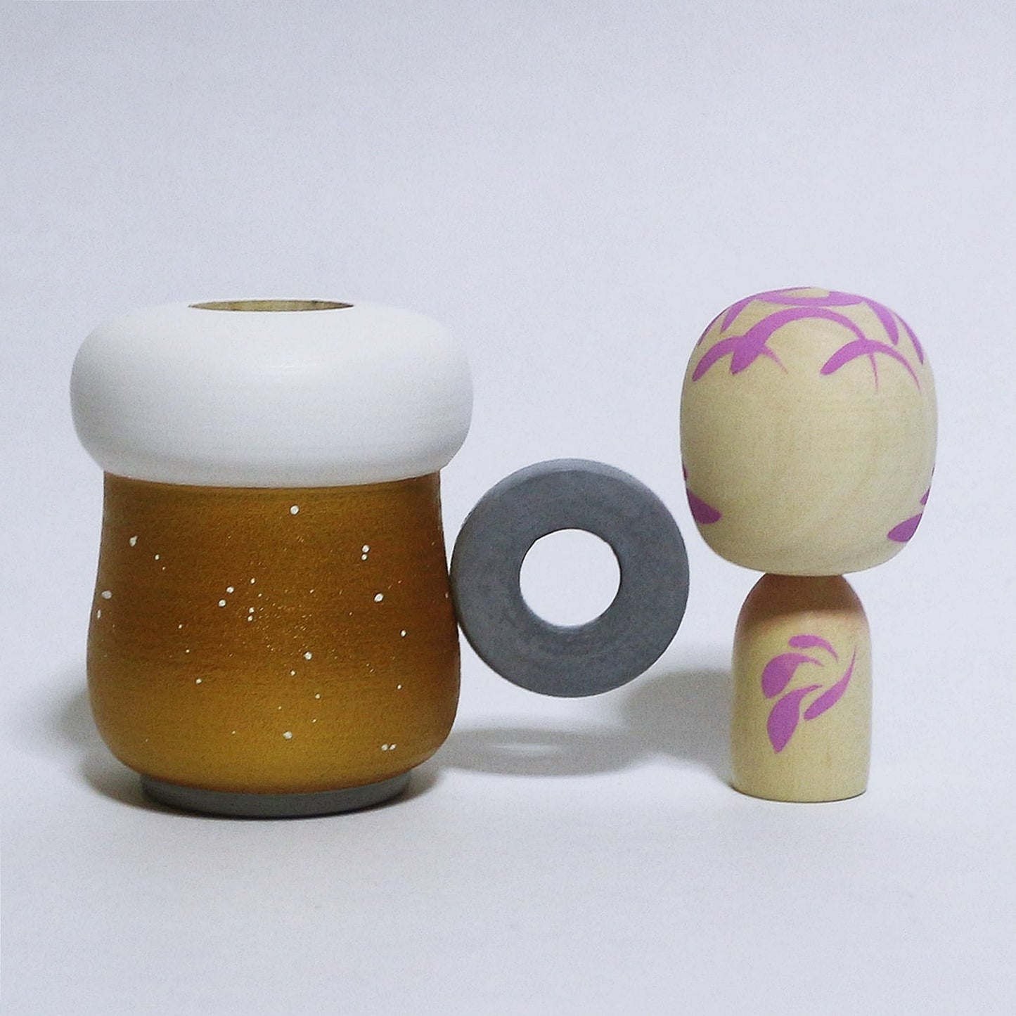 お花見 生ビール こけし OHANAMI Beer KOKESHI #335