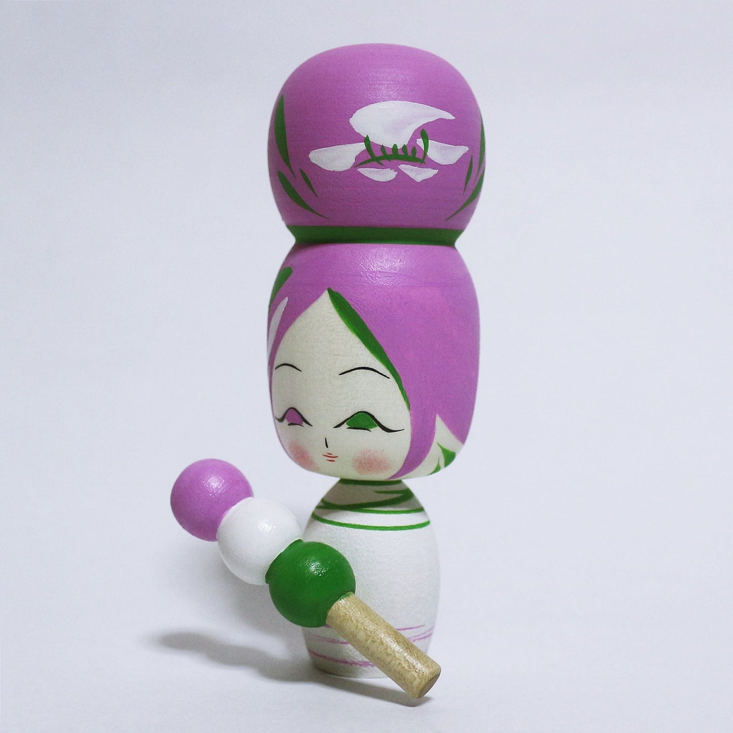お花見 三色団子 こけし OHANAMI Three Colored DANGO KOKESHI #337