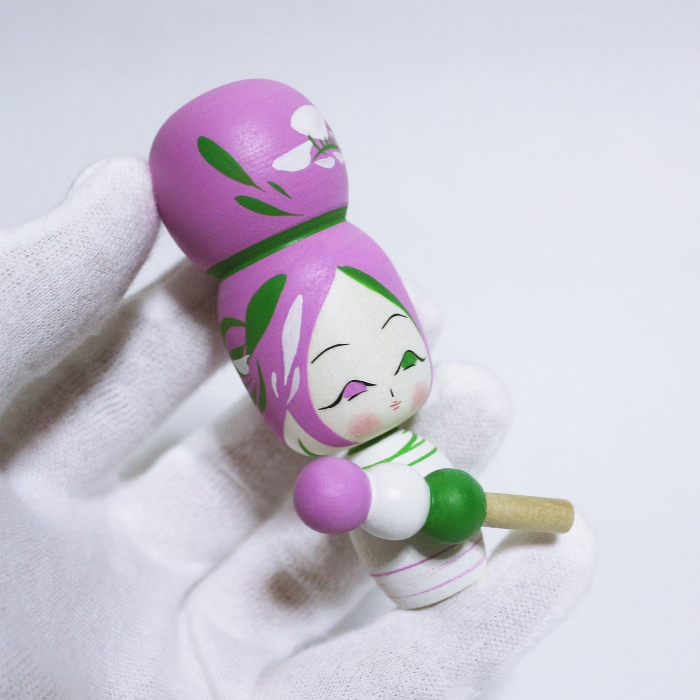 お花見 三色団子 こけし OHANAMI Three Colored DANGO KOKESHI #337