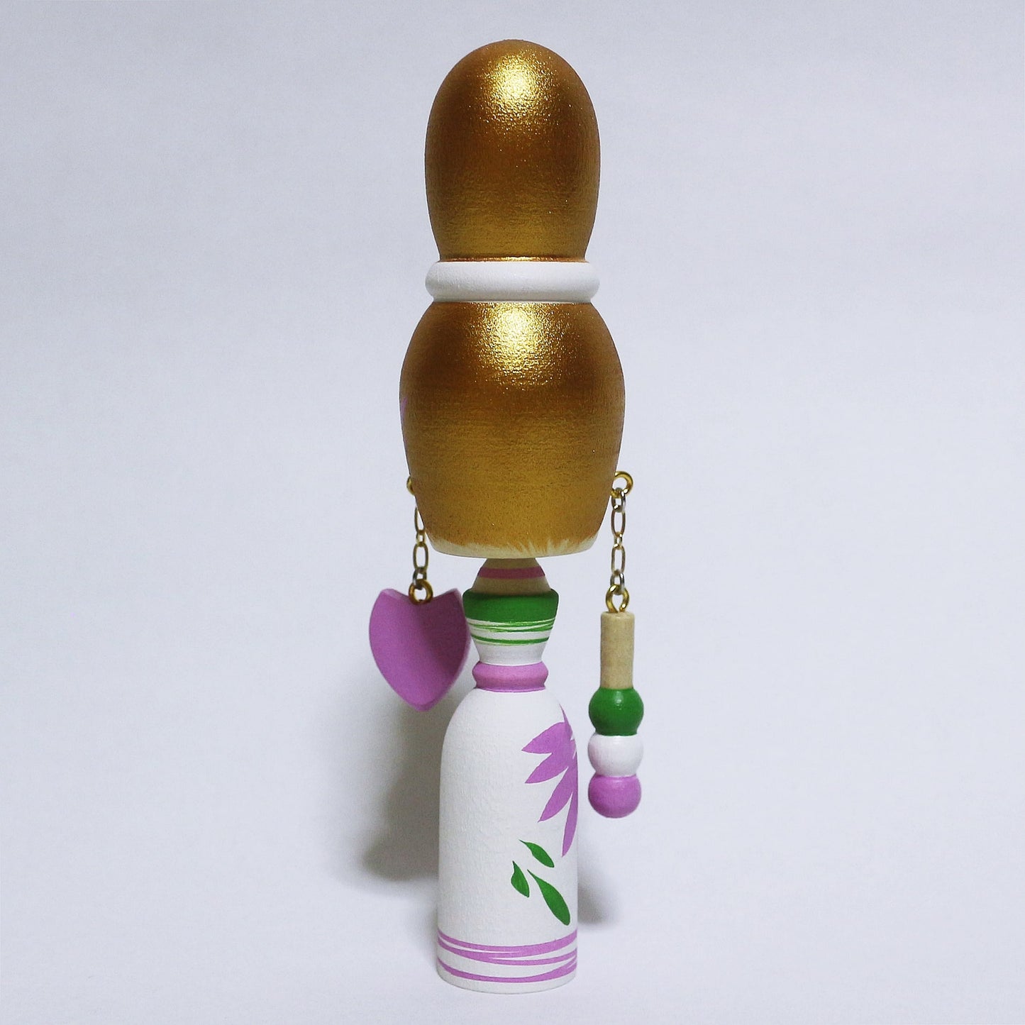 お花見 三色団子 & 桜 イヤリング こけし OHANAMI Three Colored DANGO & SAKURA Earrings KOKESHI #338
